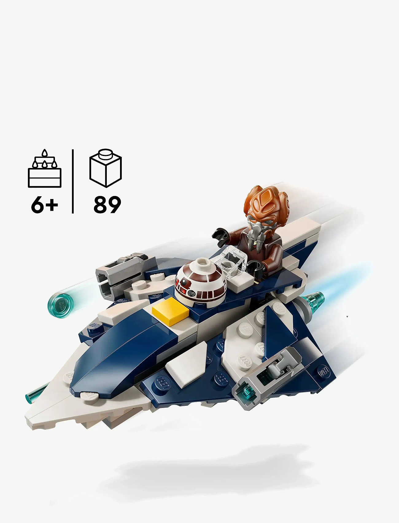 LEGO - Microfighter af Plo Koons™ jedi-stjernejager 75400 - multi - 1