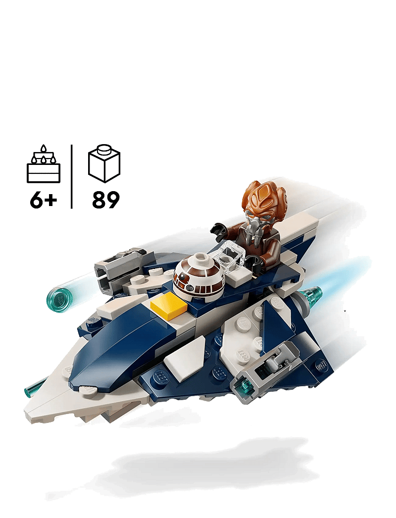 LEGO - Star Plo Koon’s Jedi Microfighter Building Toy 75400 - lego star wars™ - multi - 1