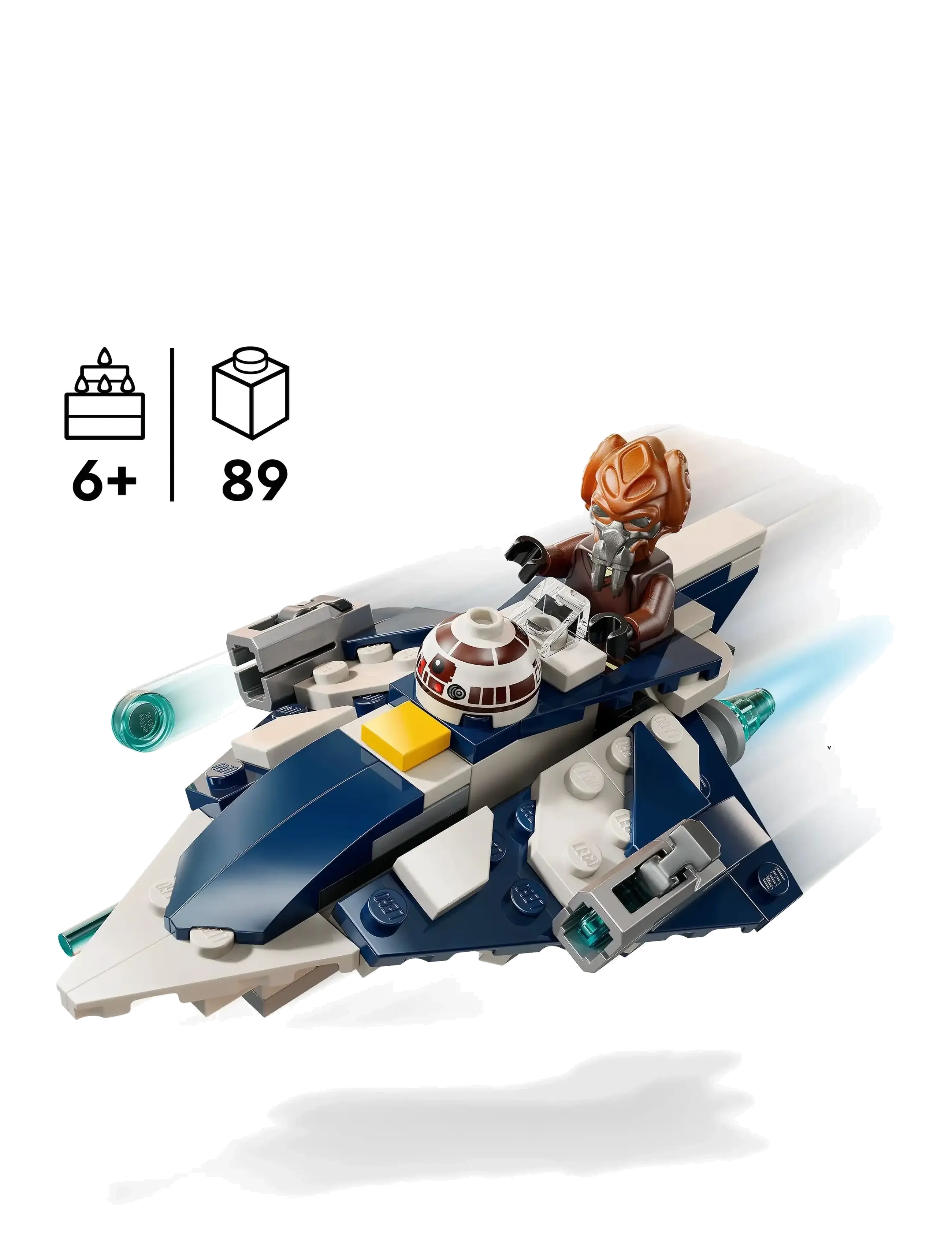 LEGO - Star Plo Koon’s Jedi Microfighter Building Toy 75400 - lego star wars™ - multi - 1