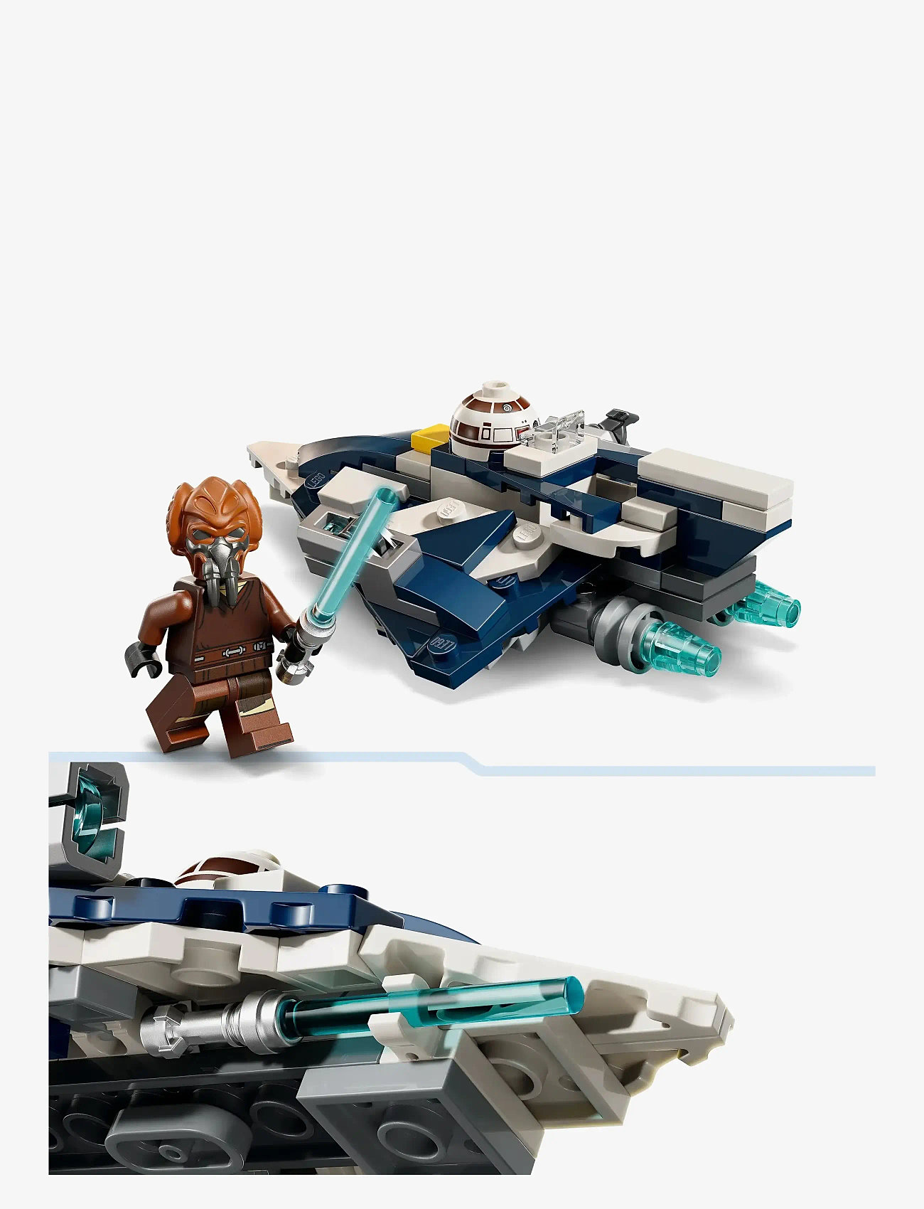 LEGO - Microfighter af Plo Koons™ jedi-stjernejager 75400 - multi - 3