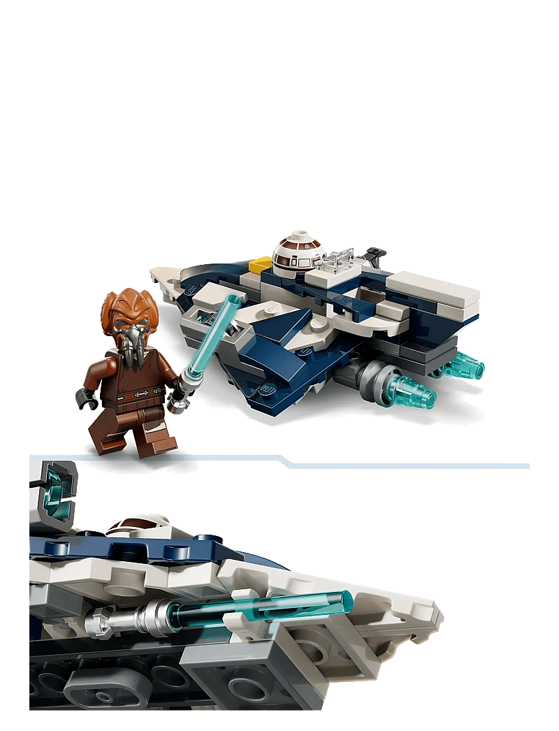 LEGO - Star Plo Koon’s Jedi Microfighter Building Toy 75400 - lego star wars™ - multi - 3