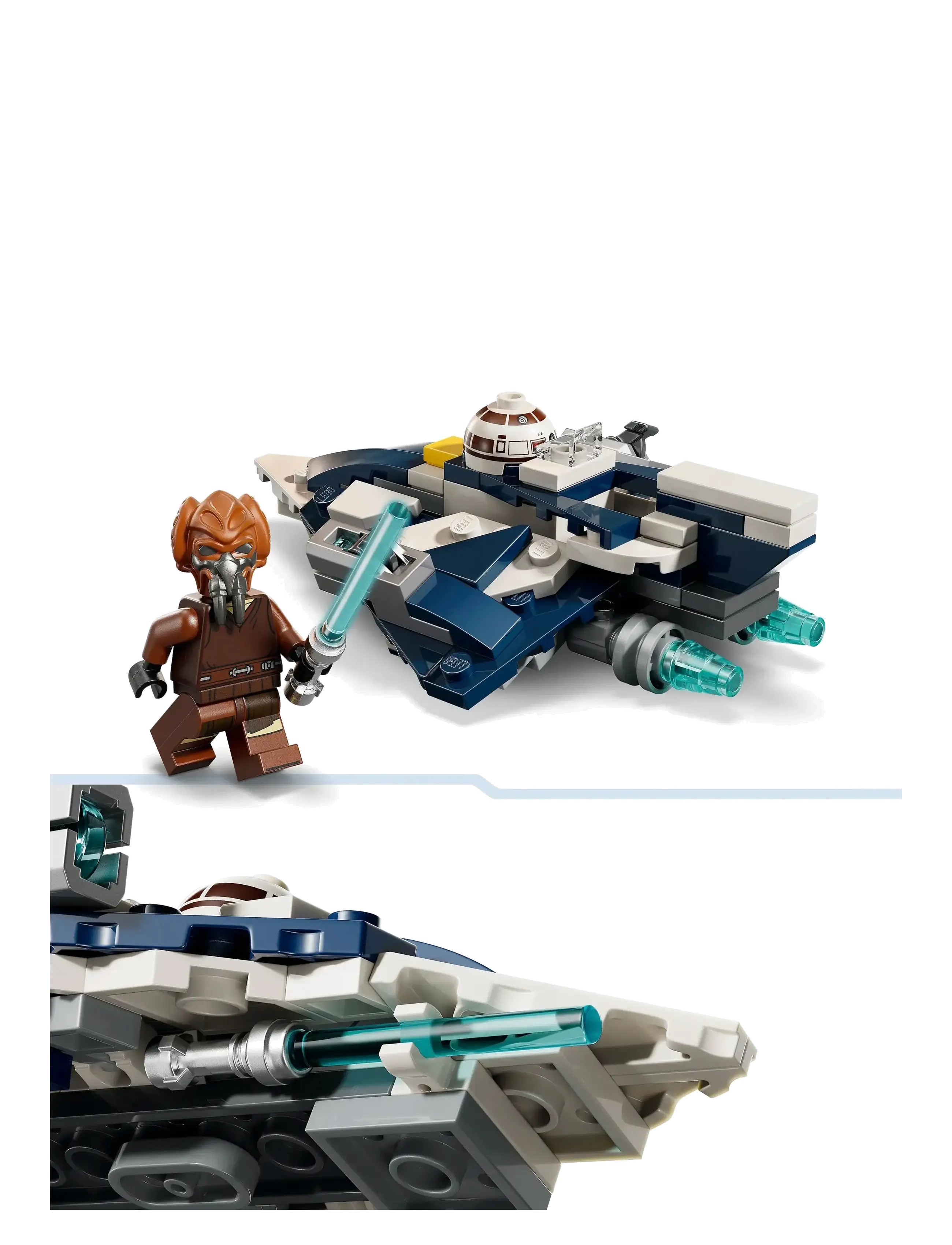 LEGO - Star Plo Koon’s Jedi Microfighter Building Toy 75400 - lego star wars™ - multi - 3