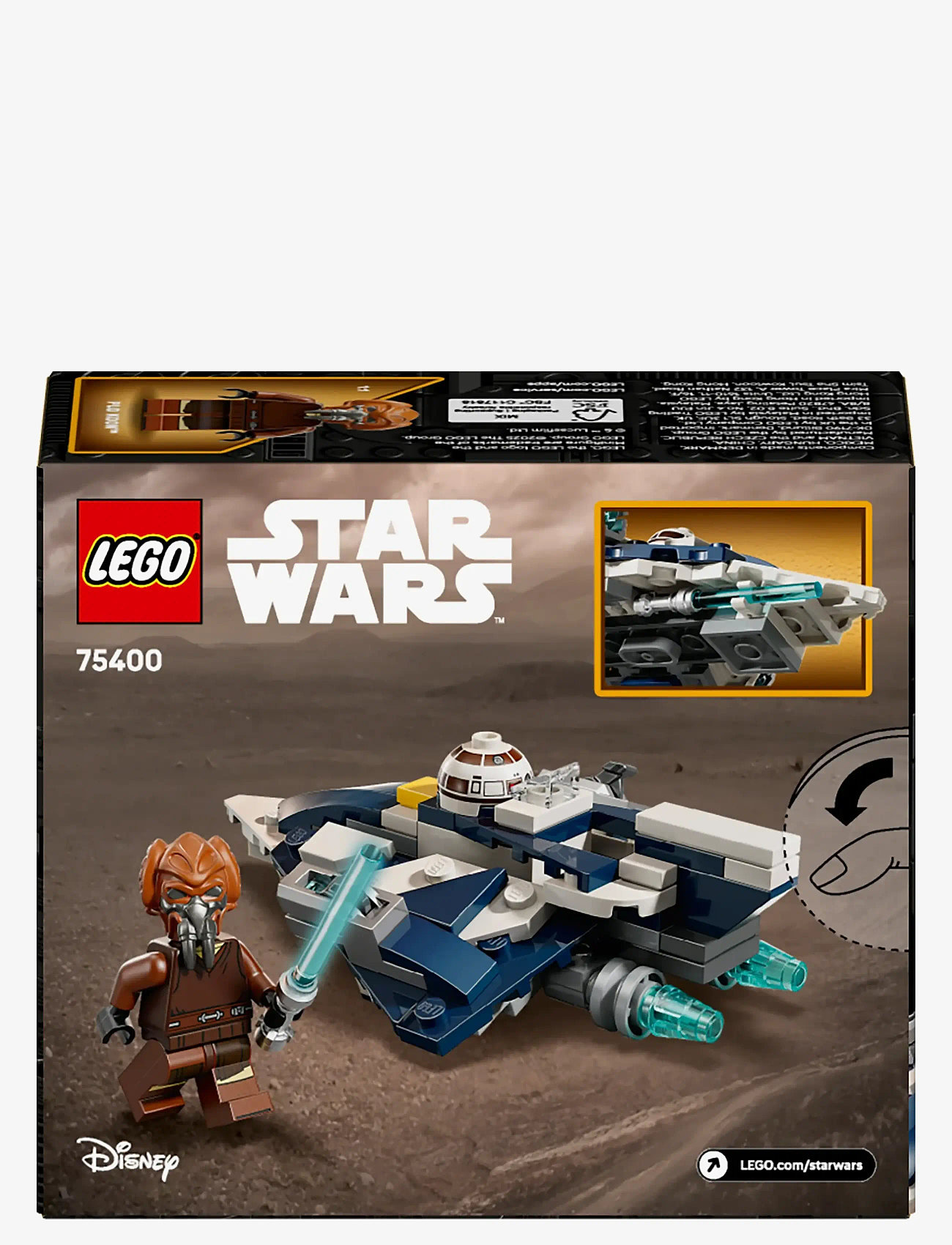 LEGO Star Plo Koon's Jedi Microfighter Building Toy 75400