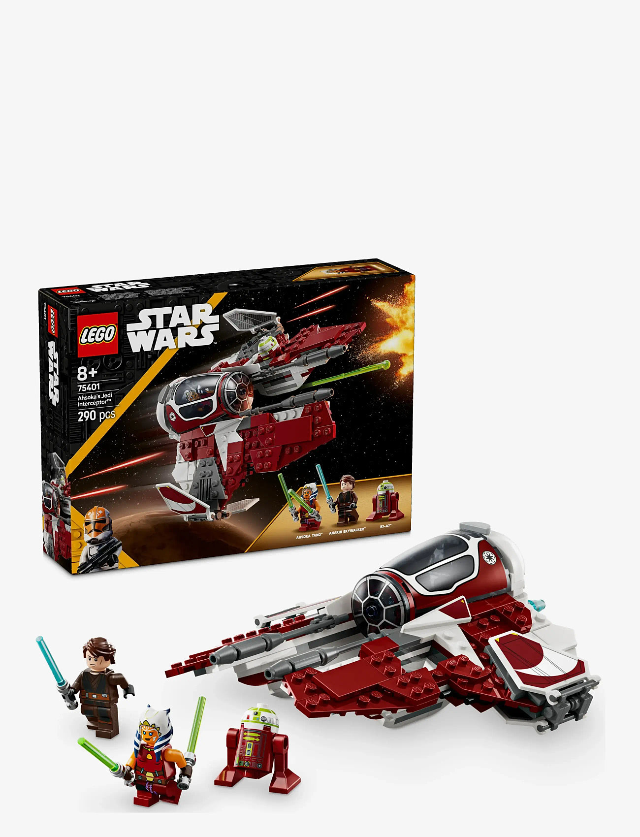 LEGO - Star Ahsoka’s Jedi Starfighter Building Toy 75401 - lego star wars™ - multi - 0