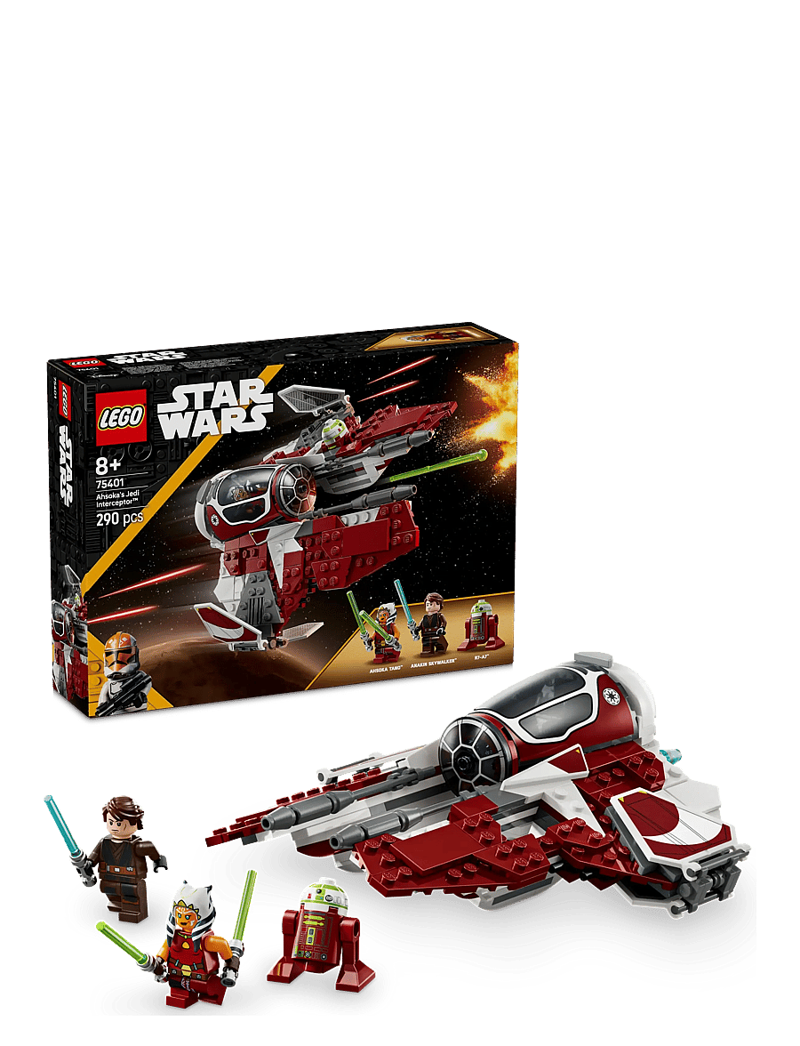 LEGO - Star Ahsoka’s Jedi Starfighter Building Toy 75401 - lego star wars™ - multi - 0