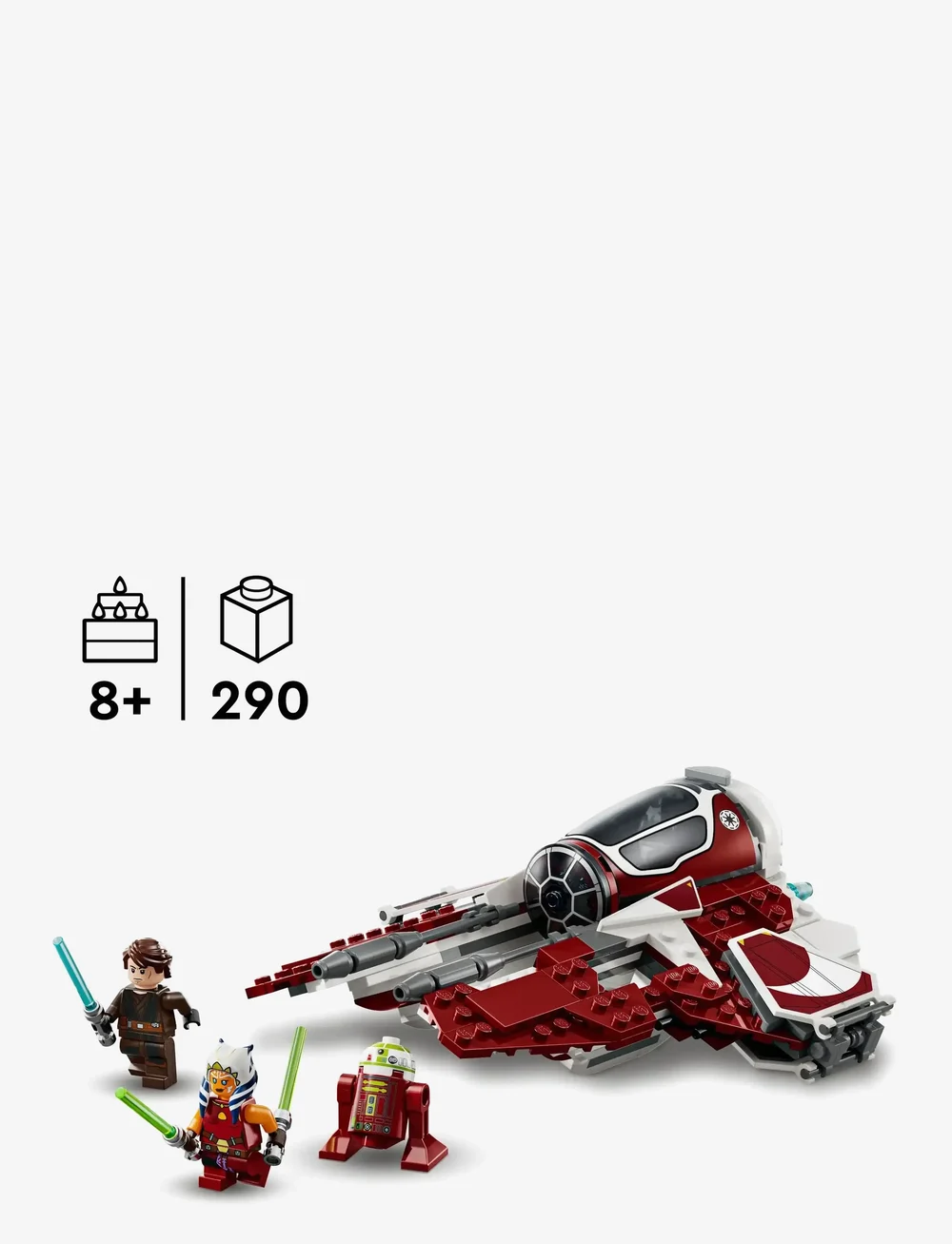 LEGO - Star Ahsoka’s Jedi Starfighter Building Toy 75401 - lego star wars™ - multi - 1