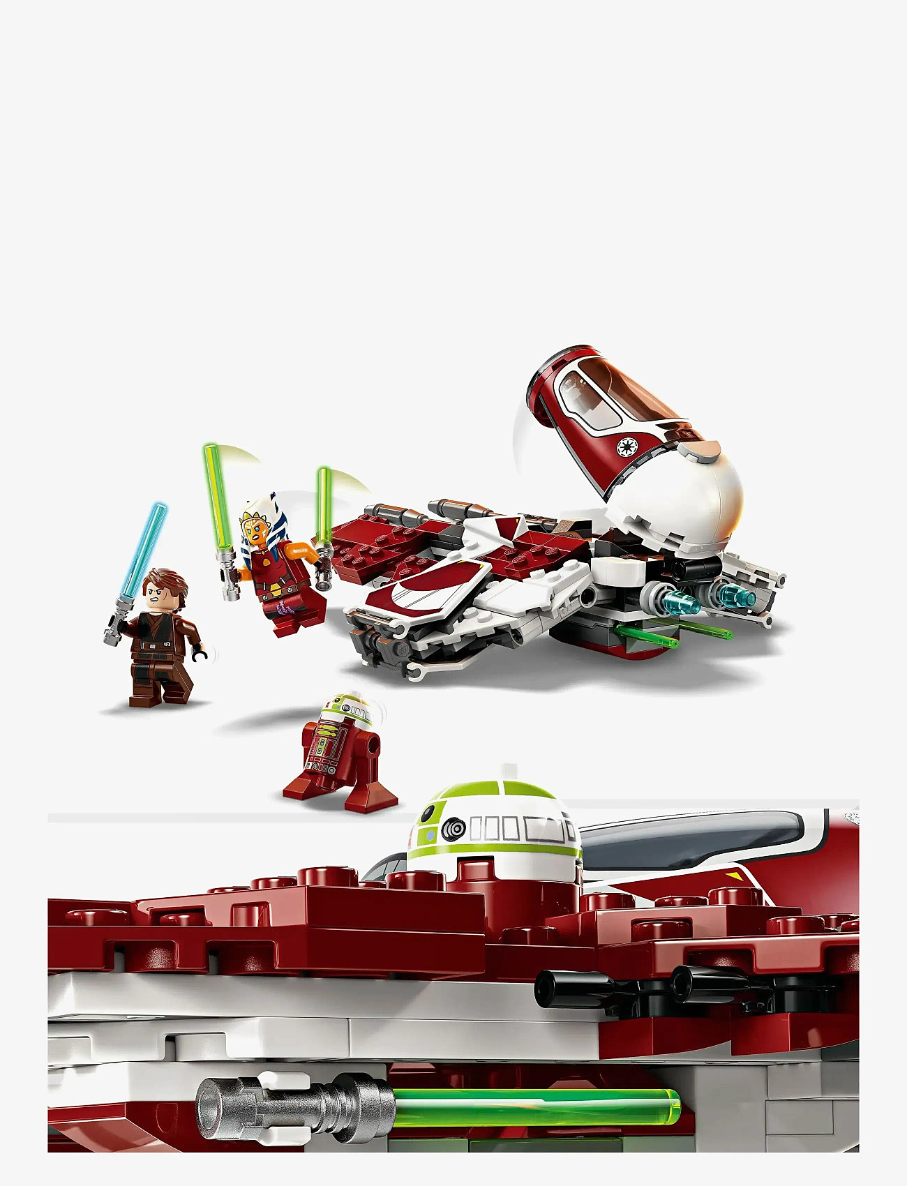 LEGO - Star Ahsoka’s Jedi Starfighter Building Toy 75401 - lego star wars™ - multi - 3