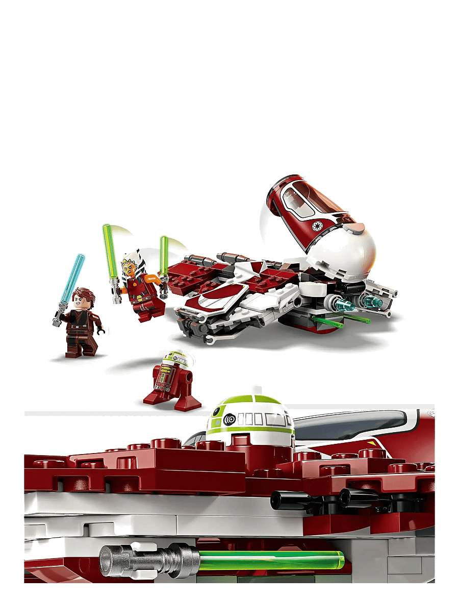 LEGO - Star Ahsoka’s Jedi Starfighter Building Toy 75401 - lego star wars™ - multi - 3