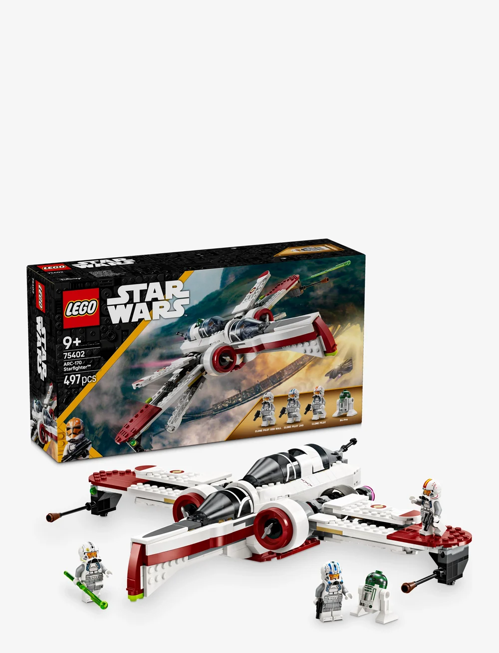 LEGO - Star ARC-170 Building Toy for Kids 75402 - lego star wars™ - multi - 0