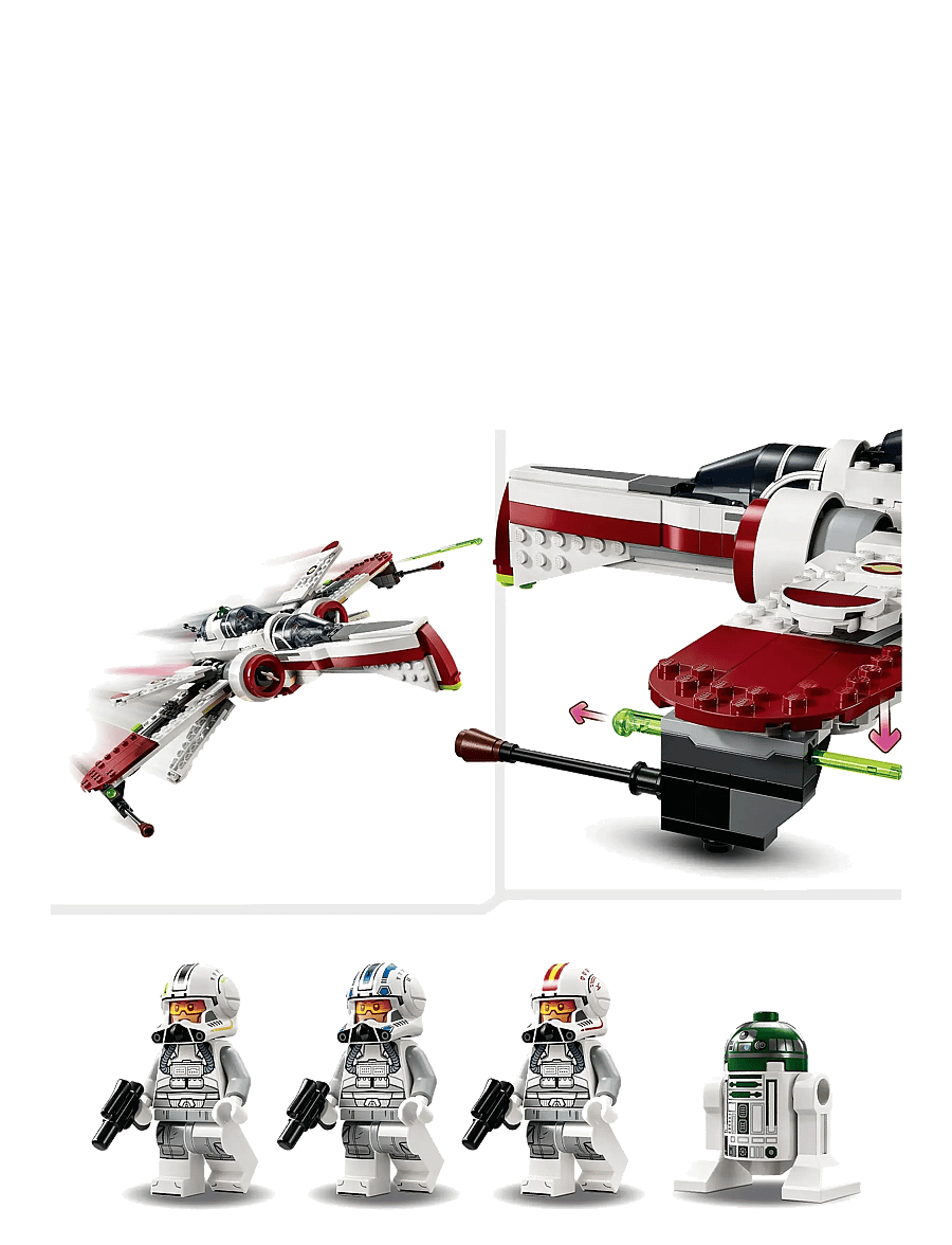 LEGO - Star ARC-170 Building Toy for Kids 75402 - lego® star wars™ - multi - 4