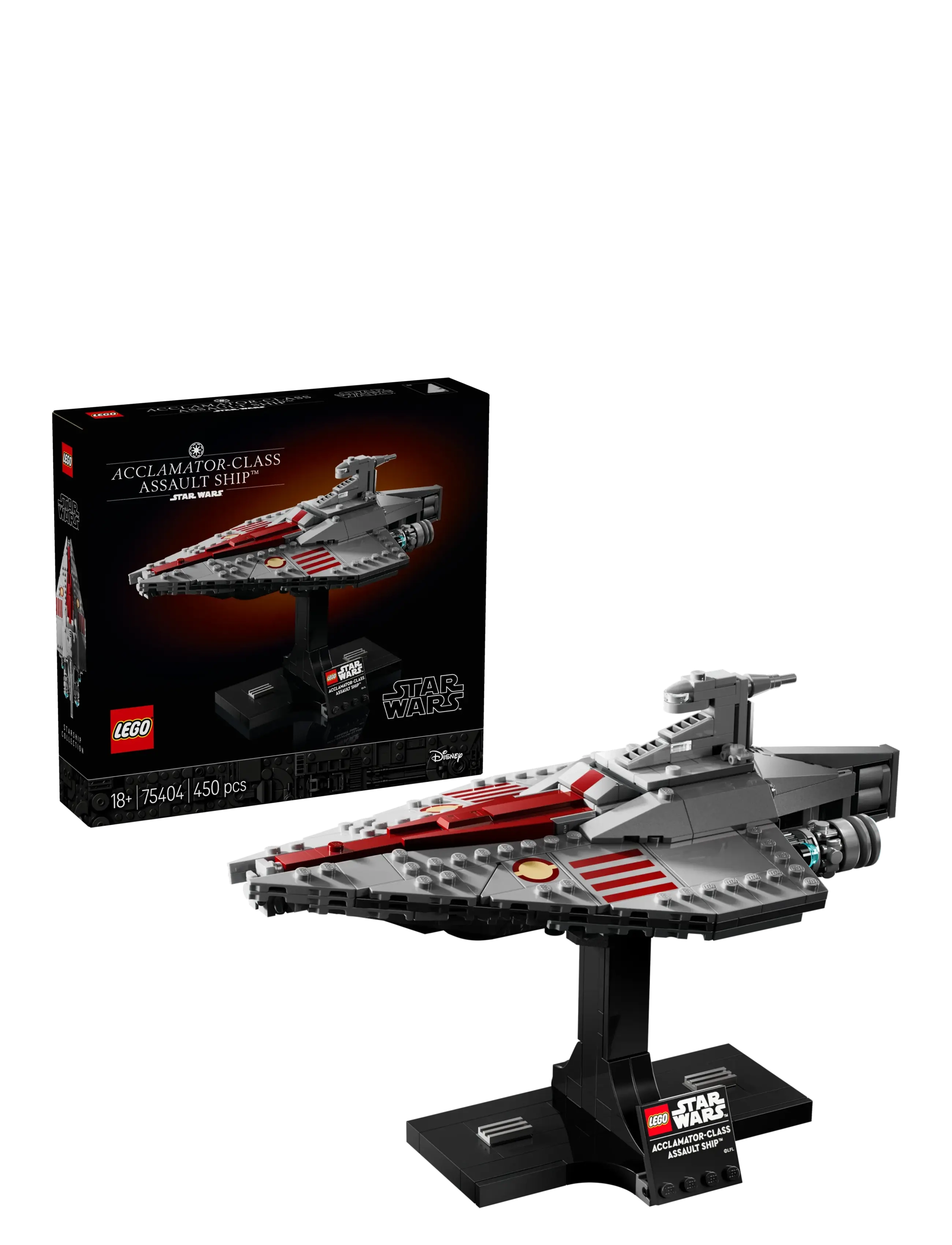 LEGO Angrebsskib Af Acclamator-Klassen 75404, Børn, Lego star Wars, Multi/mønstret, Str: ONE SIZE