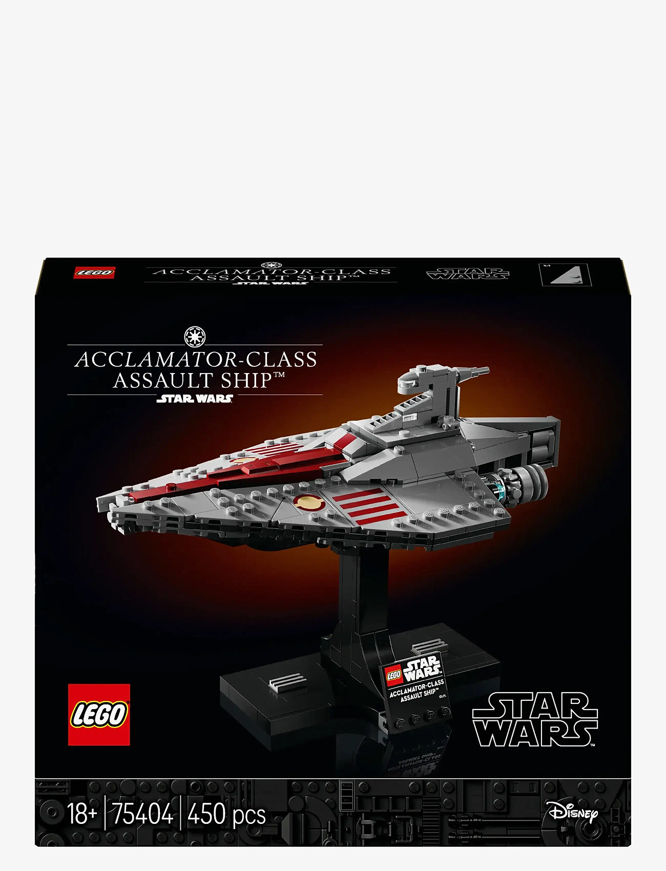 LEGO - Star Acclamator-Class Assault Ship™, Buildable Starship Model 75404 - lego adults welcome - multi - 5