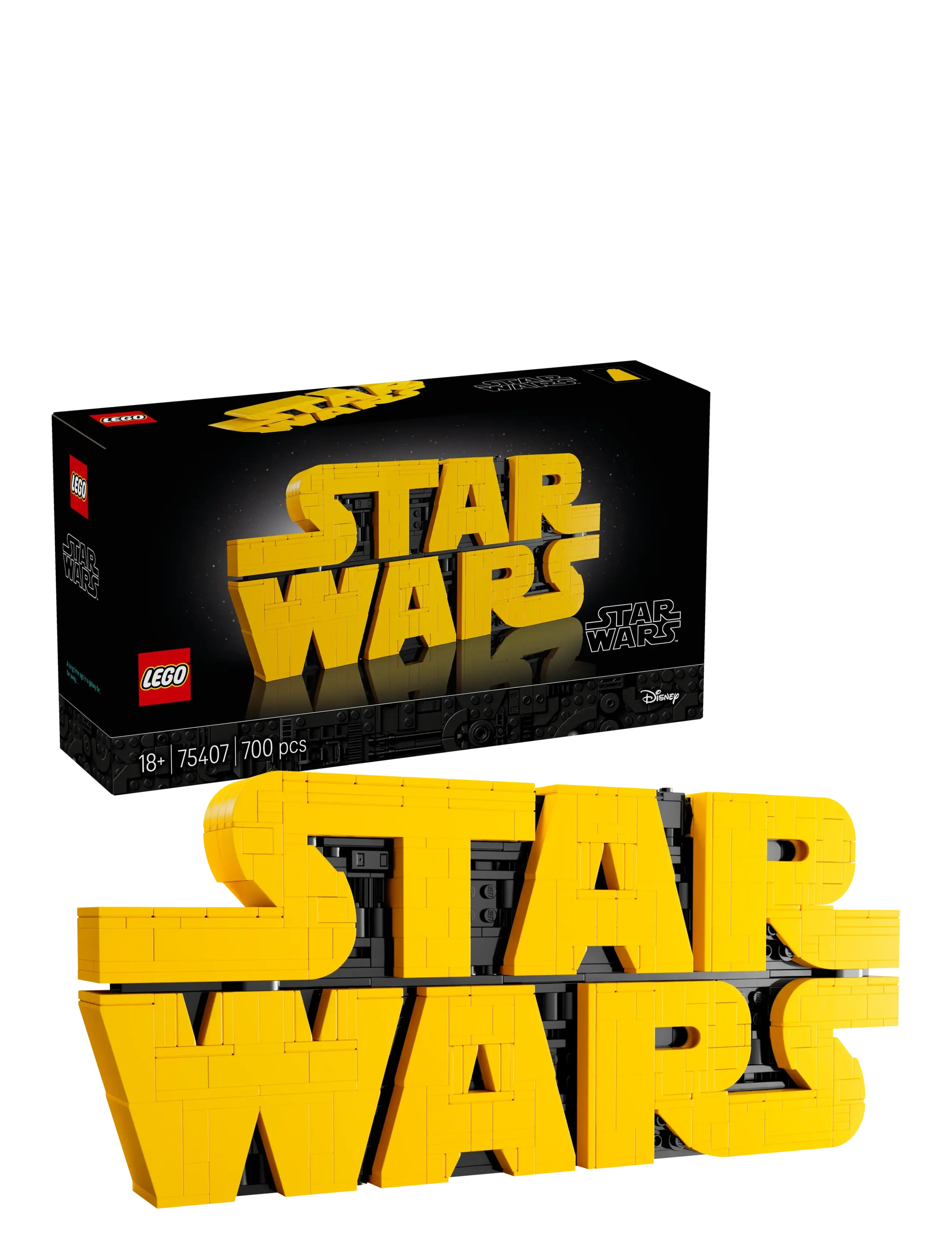 LEGO Klodsbygget Star Wars Logo 75407, One Size, Yellow, Lego Legetøj > Lego star Wars, Børn