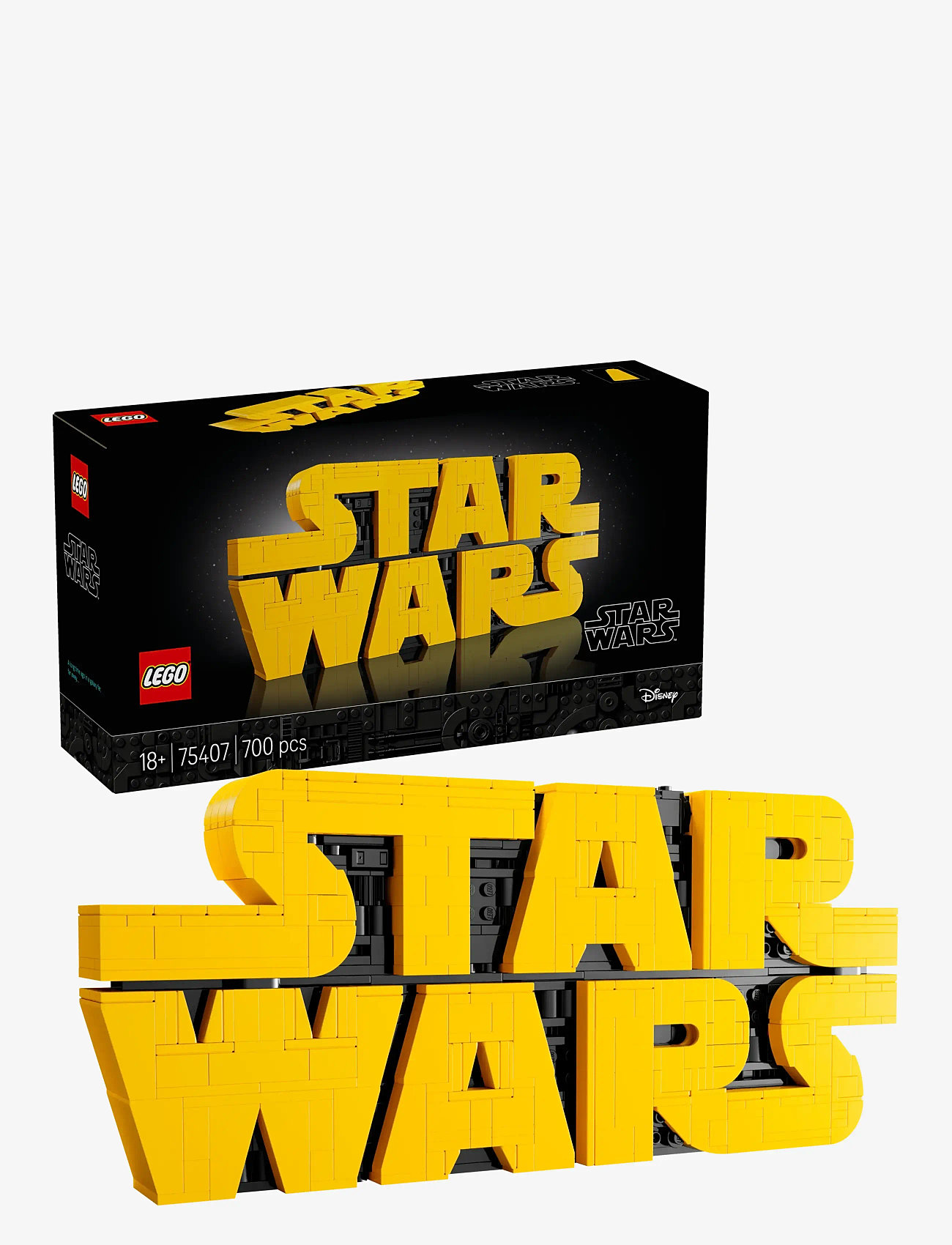 LEGO - Star Brick-Built Star Wars Logo Sign 75407 - lego adults welcome - multi - 0