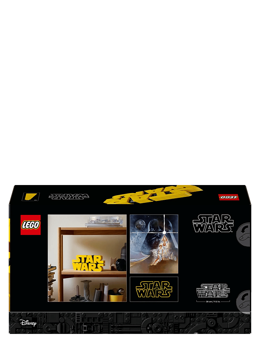 LEGO - Star Brick-Built Star Wars Logo Sign 75407 - lego® star wars™ - multi - 5