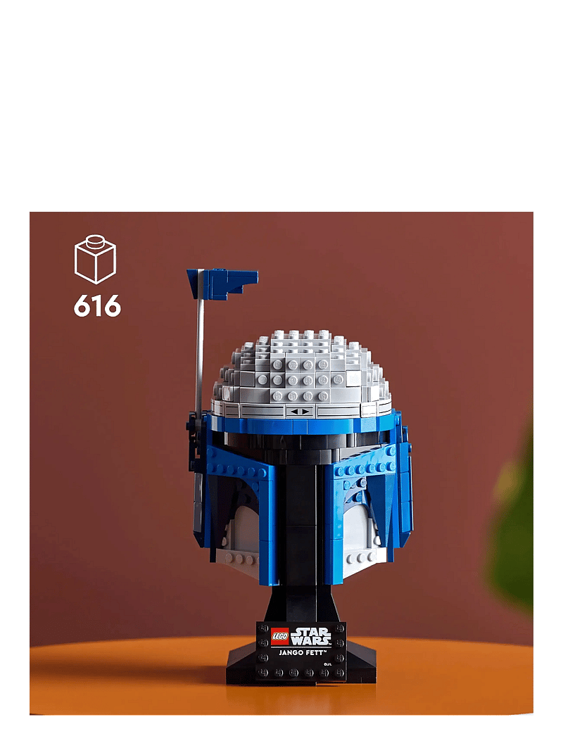 LEGO - Star Jango Helmet, Buildable Model Kit for Adults 75408 - lego adults welcome - multi - 1