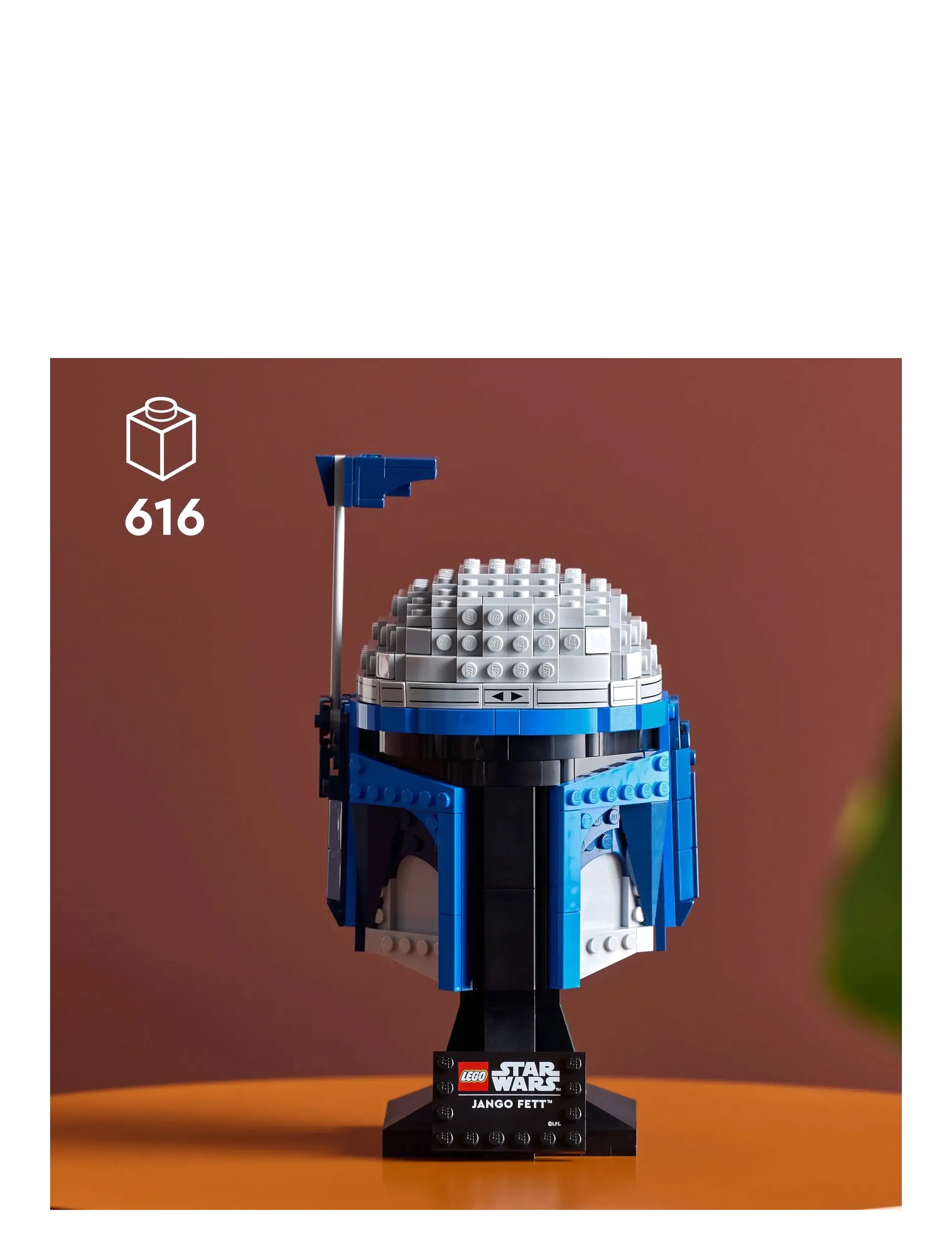LEGO - Star Jango Helmet, Buildable Model Kit for Adults 75408 - lego adults welcome - multi - 1