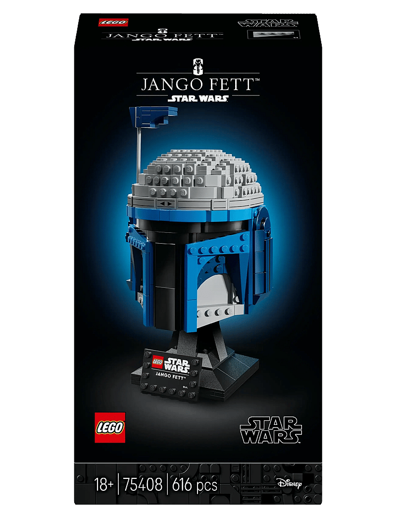 LEGO - Star Jango Helmet, Buildable Model Kit for Adults 75408 - lego adults welcome - multi - 4