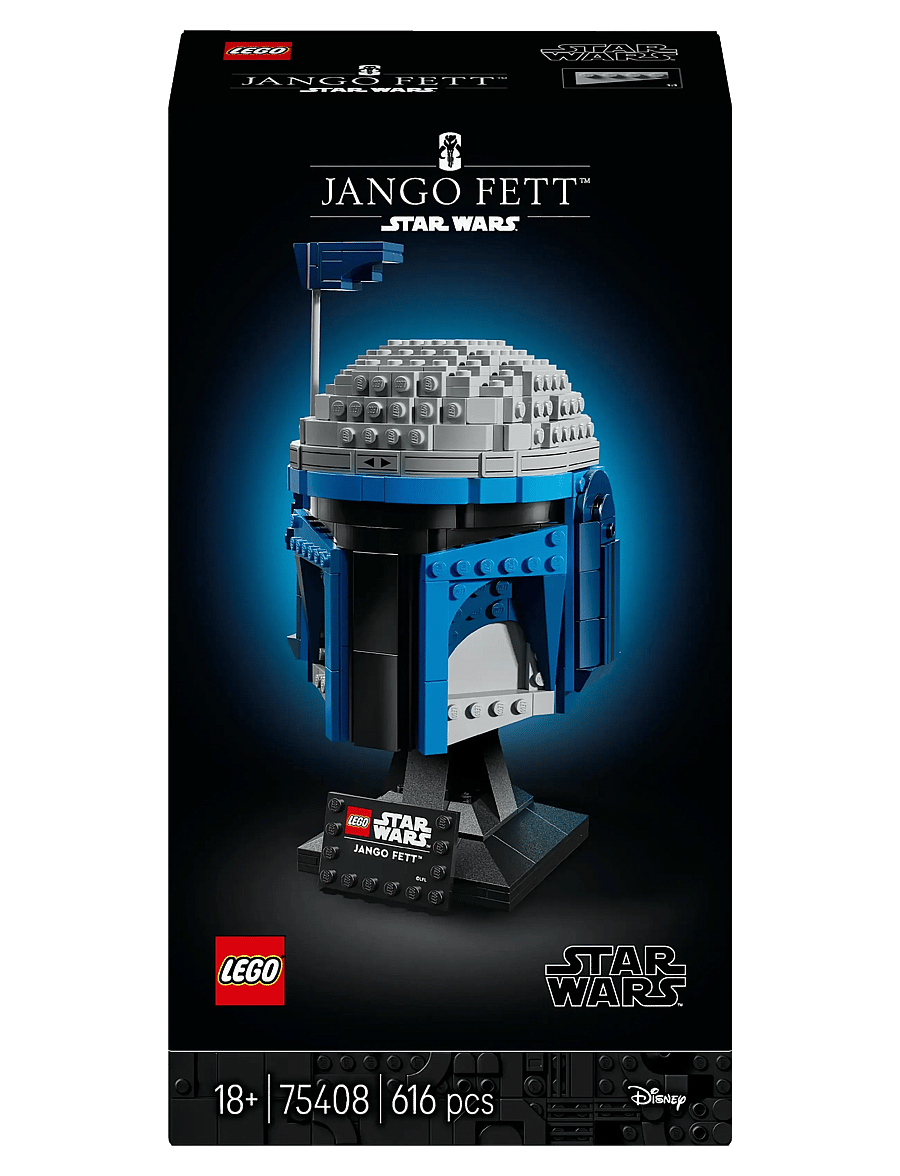 LEGO - Star Jango Helmet, Buildable Model Kit for Adults 75408 - lego® star wars™ - multi - 4