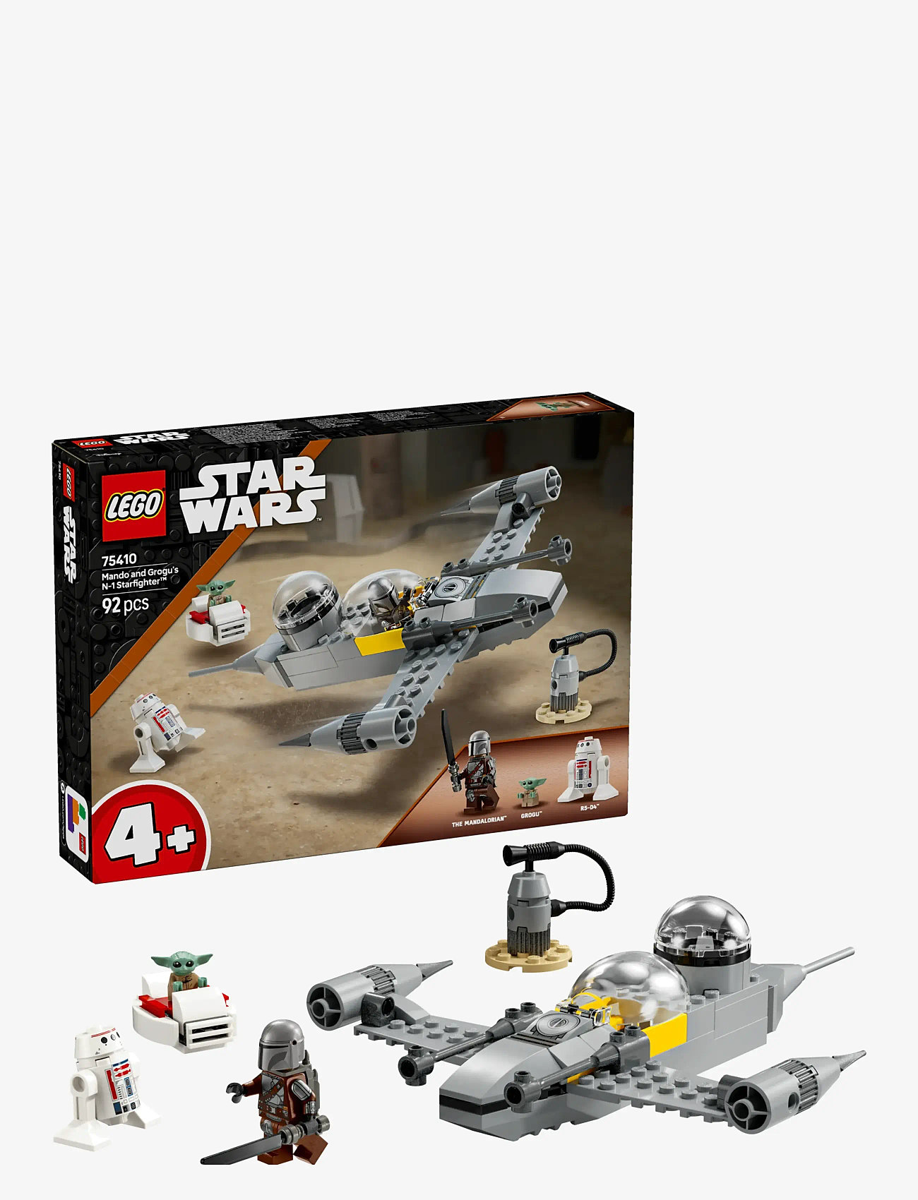 LEGO - Star Mando and Grogu’s N-1 Building Toy 75410 - lego® star wars™ - multi - 0