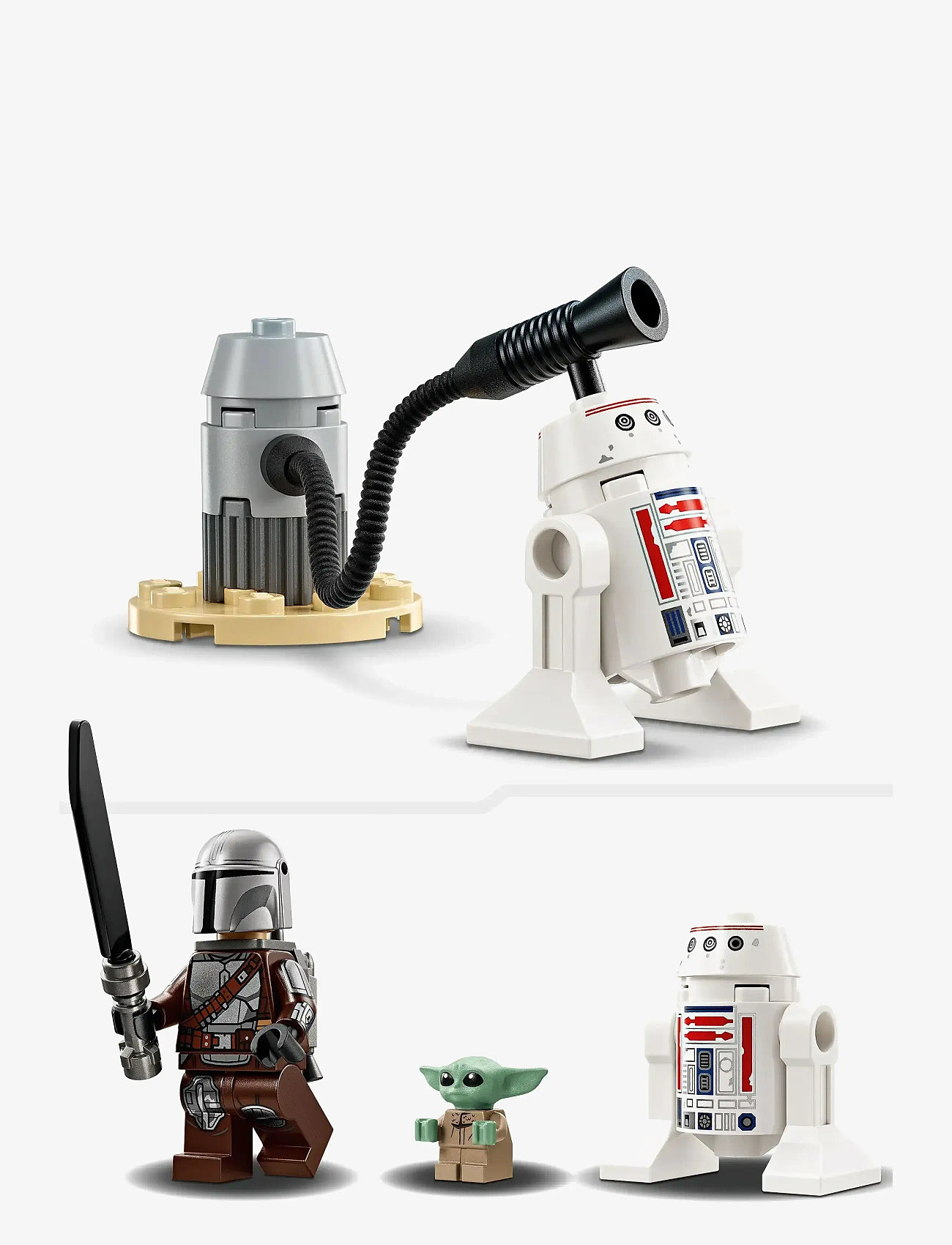 LEGO - Star Mando and Grogu’s N-1 Building Toy 75410 - lego® star wars™ - multi - 4