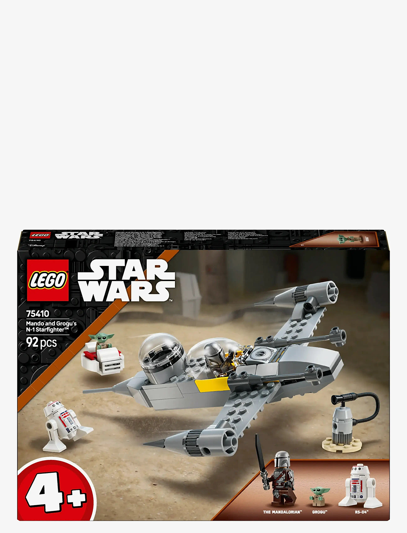 LEGO - Star Mando and Grogu’s N-1 Building Toy 75410 - lego® star wars™ - multi - 5
