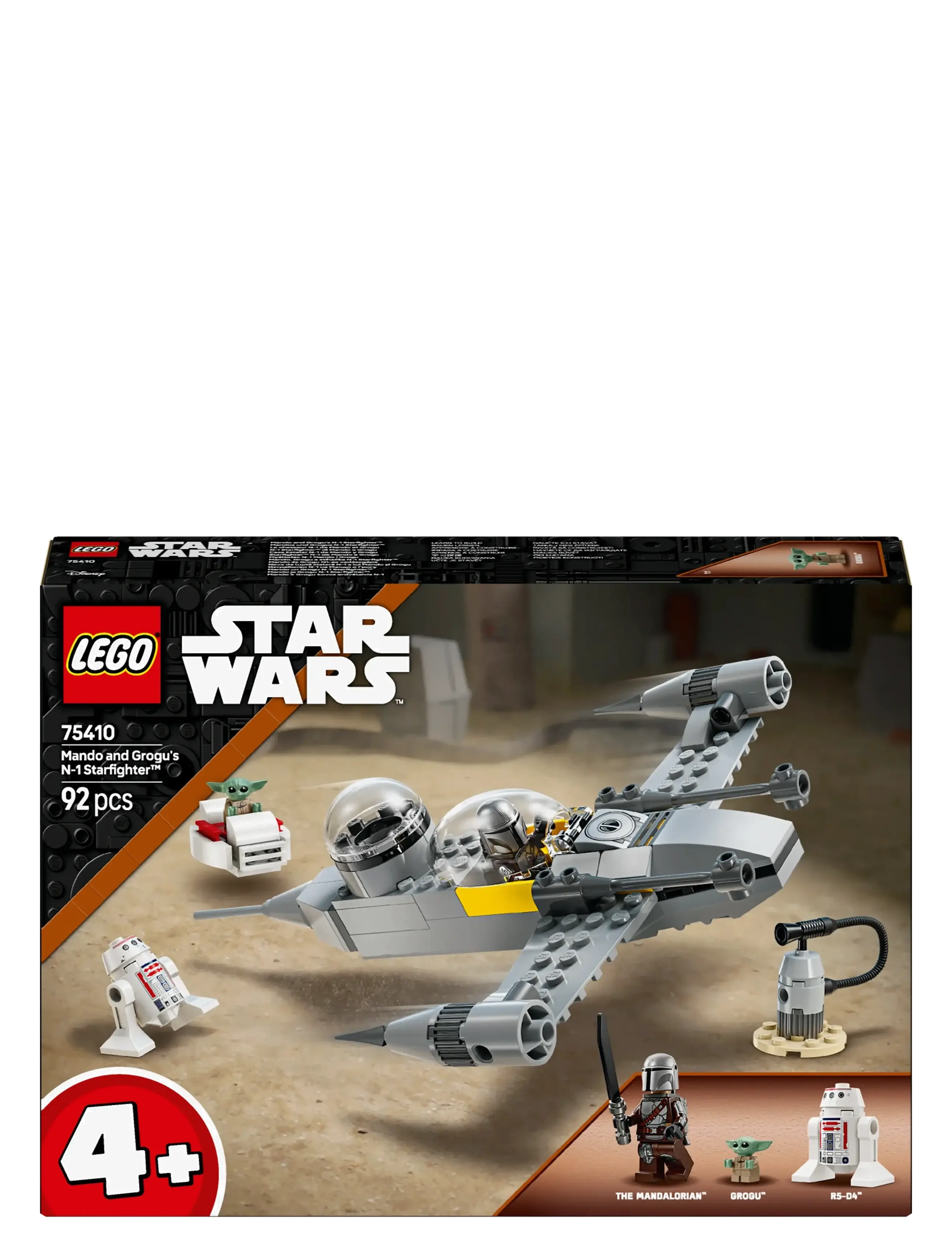 LEGO - Star Mando and Grogu’s N-1 Building Toy 75410 - lego star wars™ - multi - 5