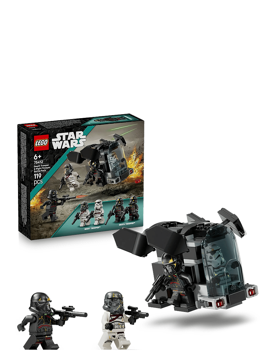 LEGO - Star Death Trooper & Night Trooper Battle Pack Building Toy 75412 - lego star wars™ - multi - 0