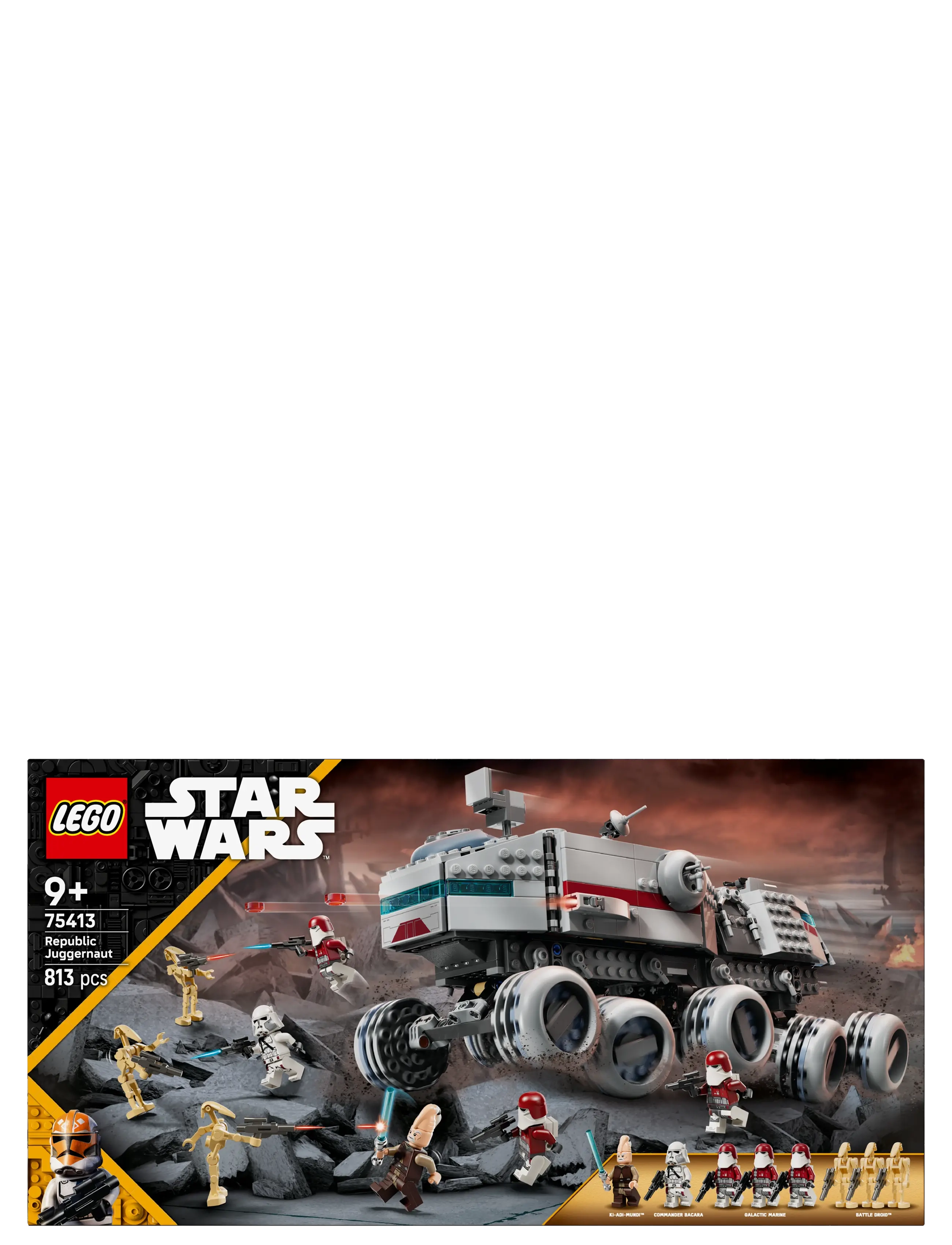 LEGO - Star Wars: The Clone Republic Juggernaut Set 75413 - prezenty urodzinowe - multi - 2