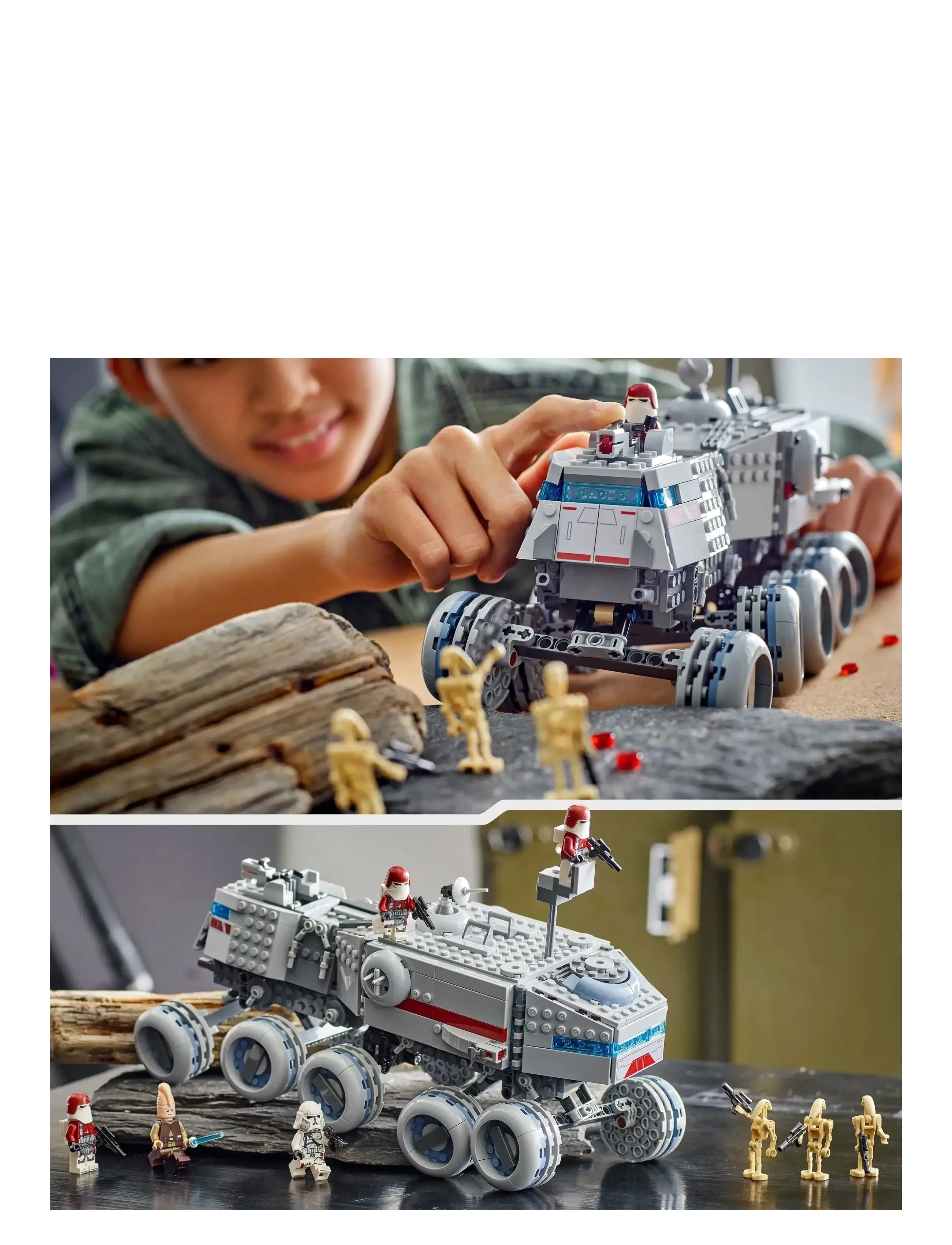 LEGO - Star Wars: The Clone Republic Juggernaut Set 75413 - prezenty urodzinowe - multi - 3