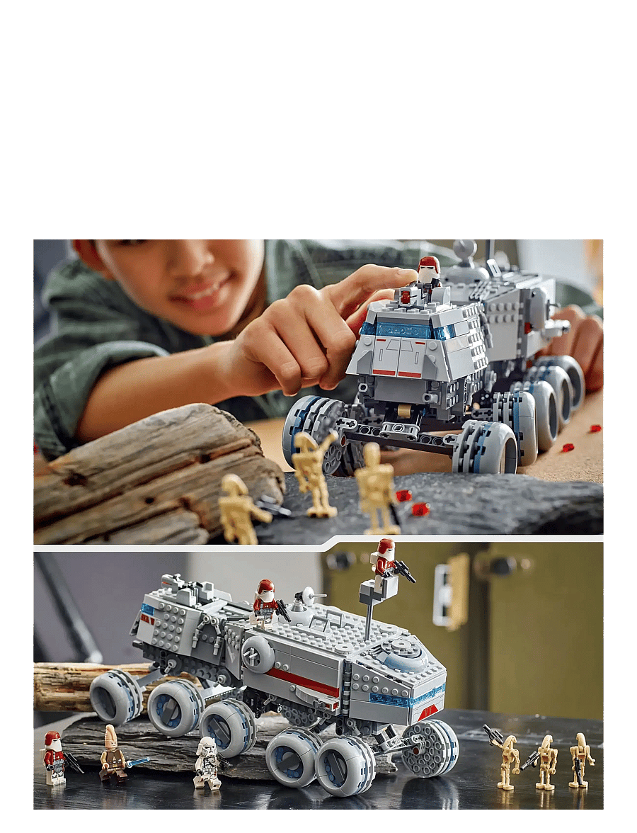 LEGO - Star Wars: The Clone Republic Juggernaut Set 75413 - prezenty urodzinowe - multi - 3