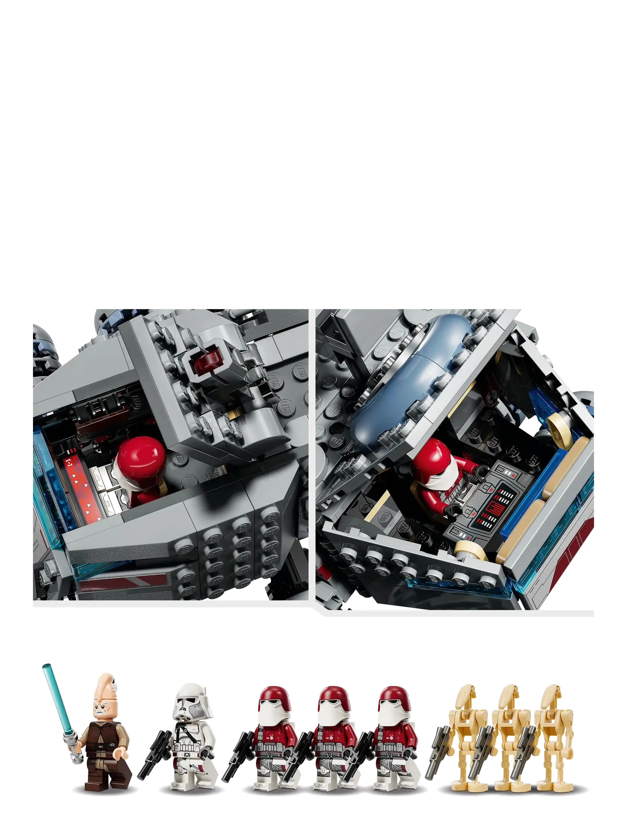 LEGO - Star Wars: The Clone Republic Juggernaut Set 75413 - prezenty urodzinowe - multi - 4