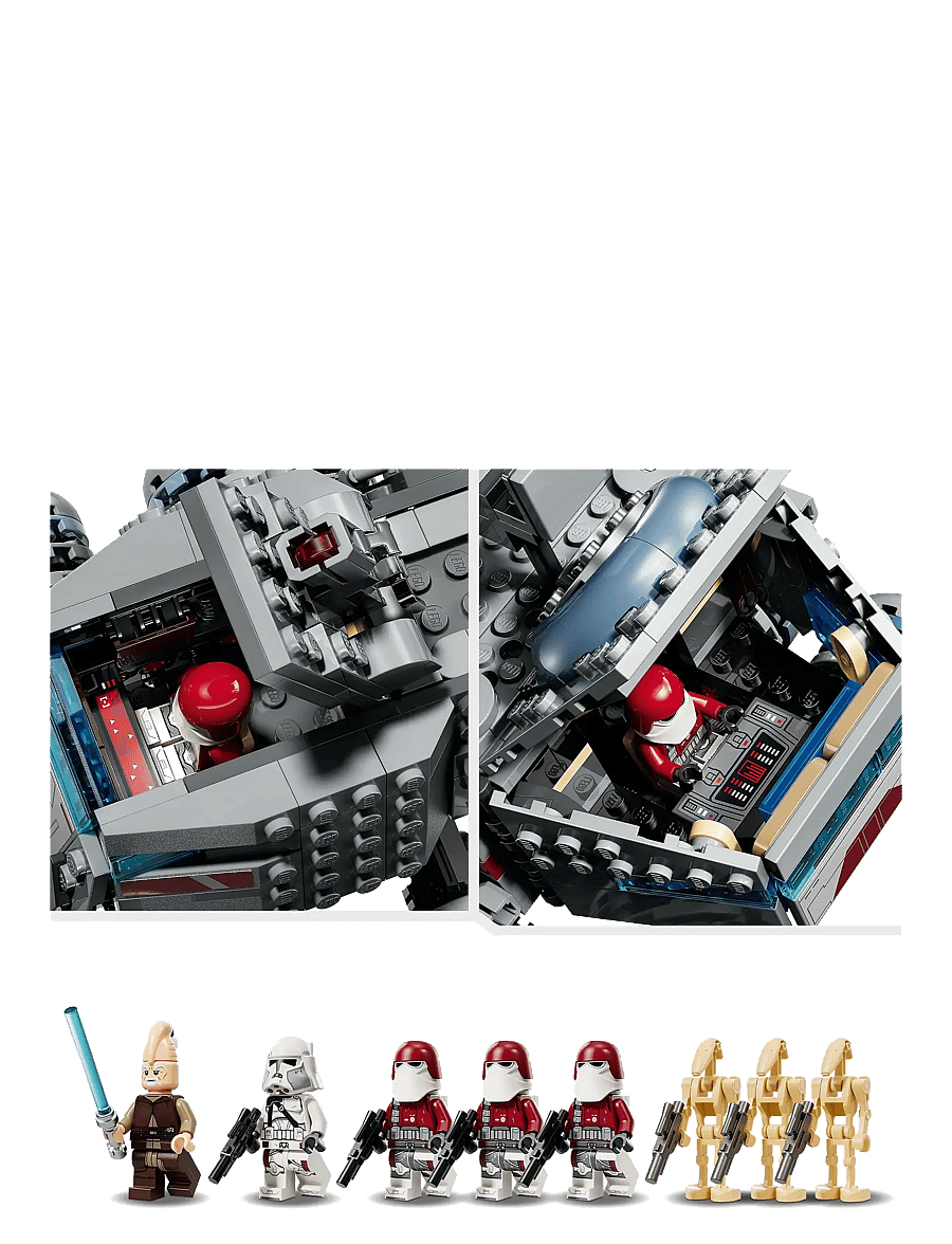 LEGO - Star Wars: The Clone Republic Juggernaut Set 75413 - prezenty urodzinowe - multi - 4