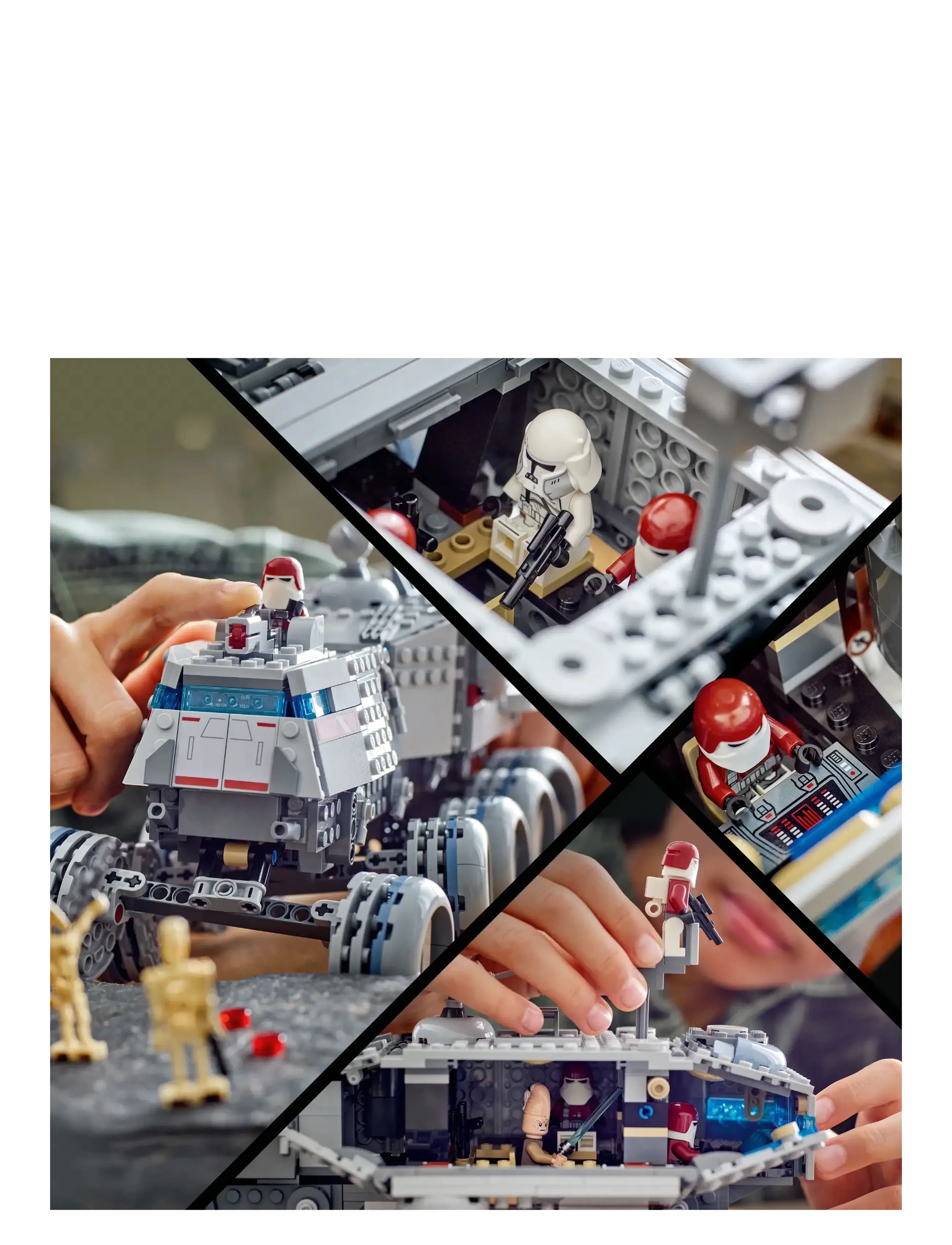 LEGO - Star Wars: The Clone Republic Juggernaut Set 75413 - prezenty urodzinowe - multi - 5