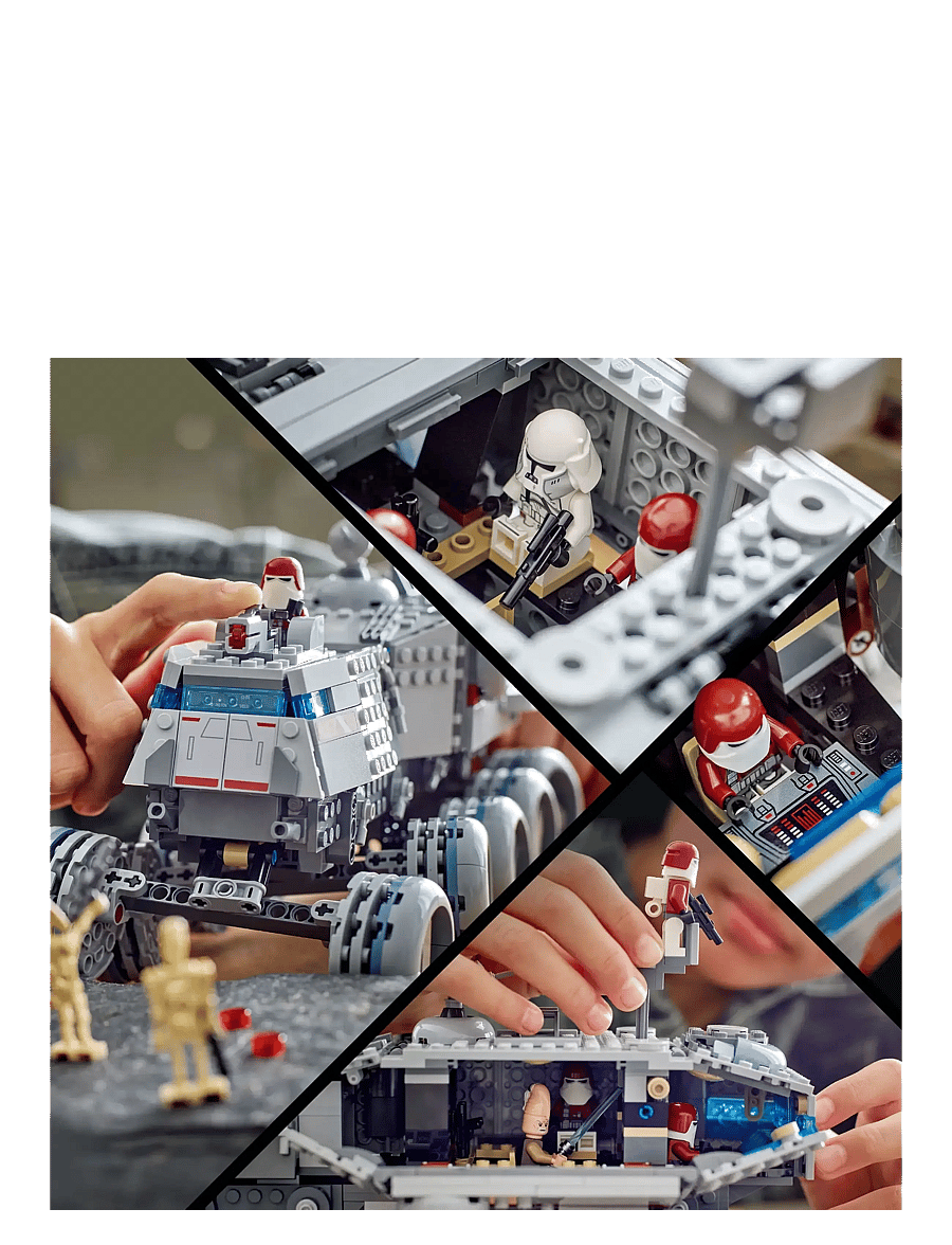 LEGO - Star Wars: The Clone Republic Juggernaut Set 75413 - prezenty urodzinowe - multi - 5