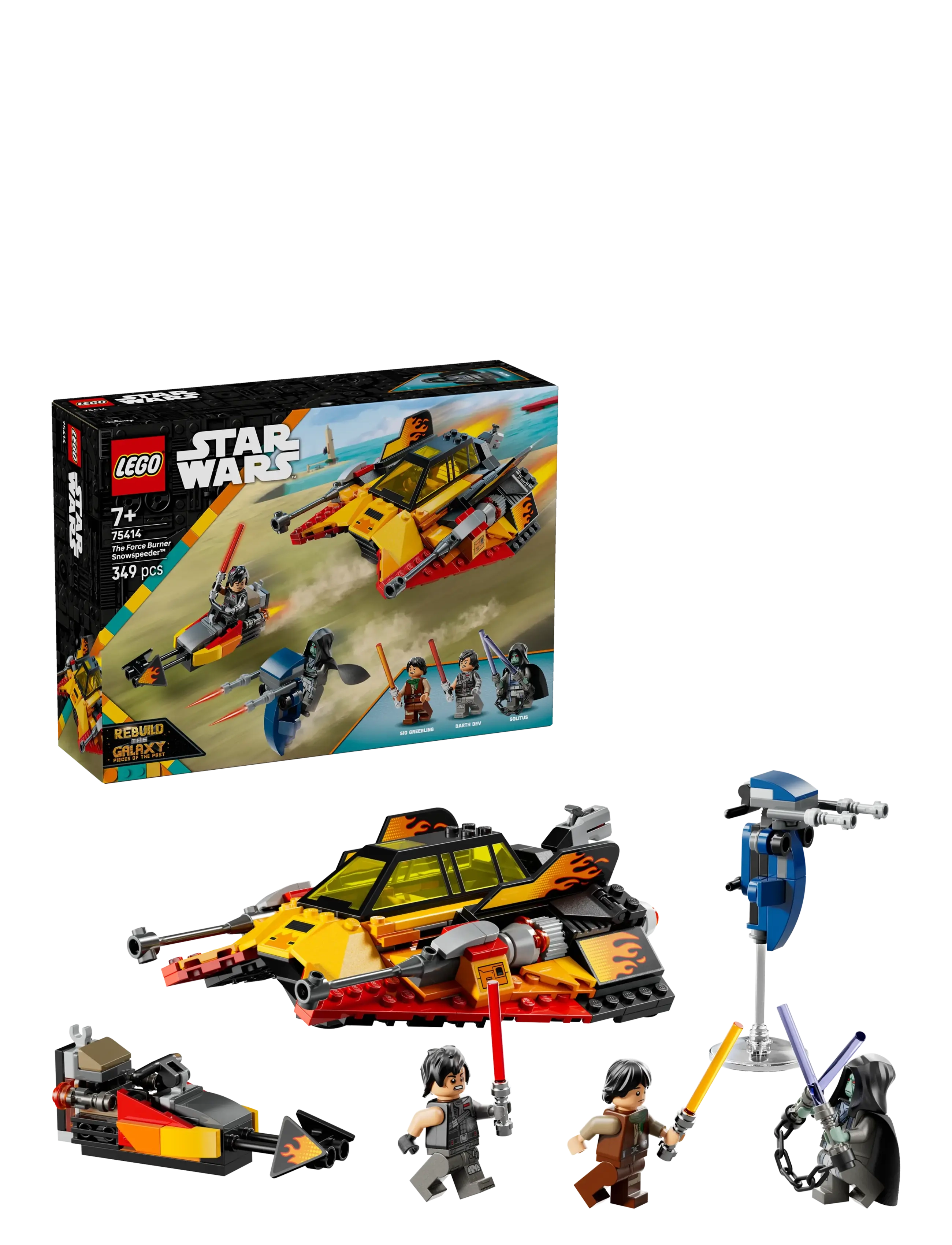 LEGO Star The Force Burner Building Toy 75414, Børn, Lego star Wars, Multi/mønstret, Str: ONE SIZE
