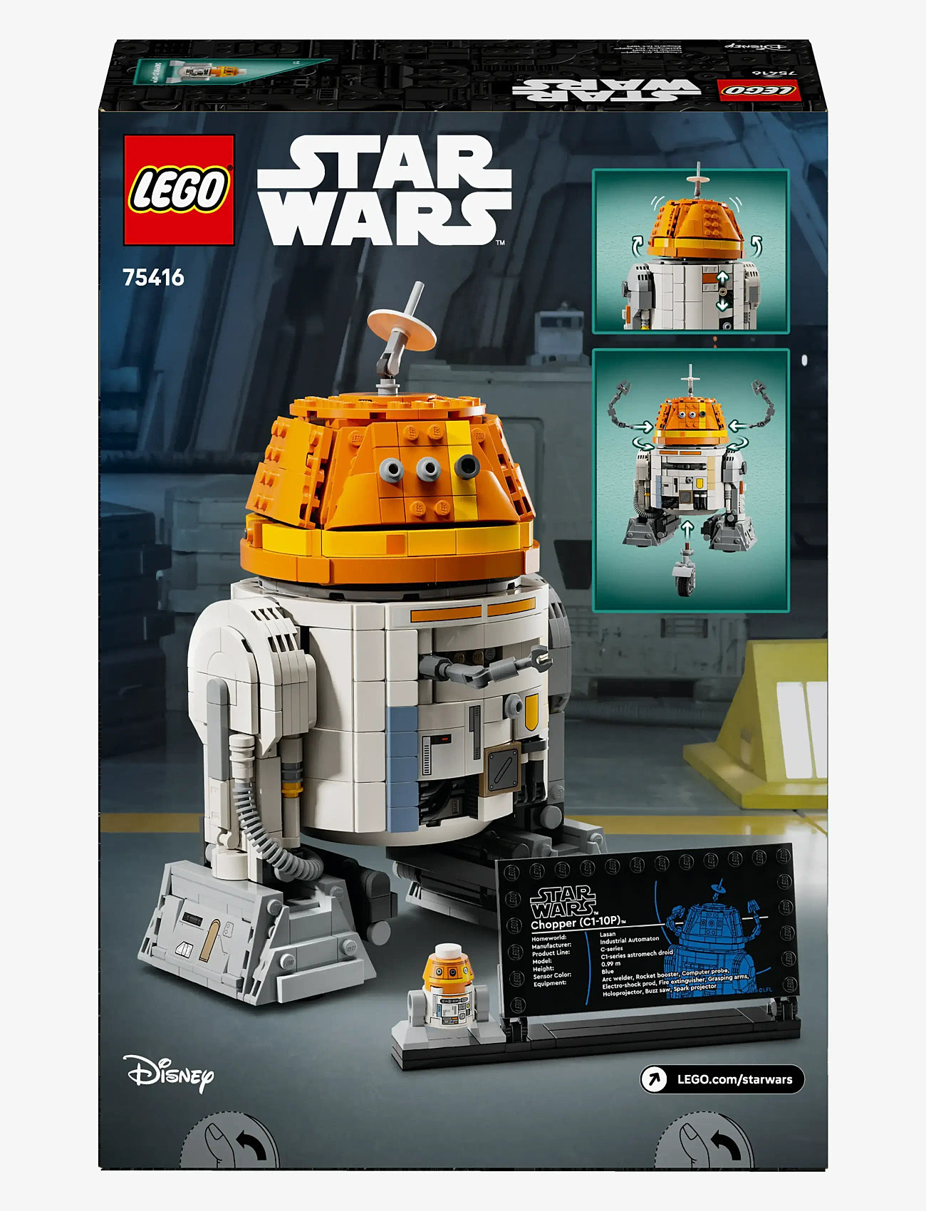 LEGO Star Wars: Chopper (c1-10p)™ Astromech Droid Set 75416