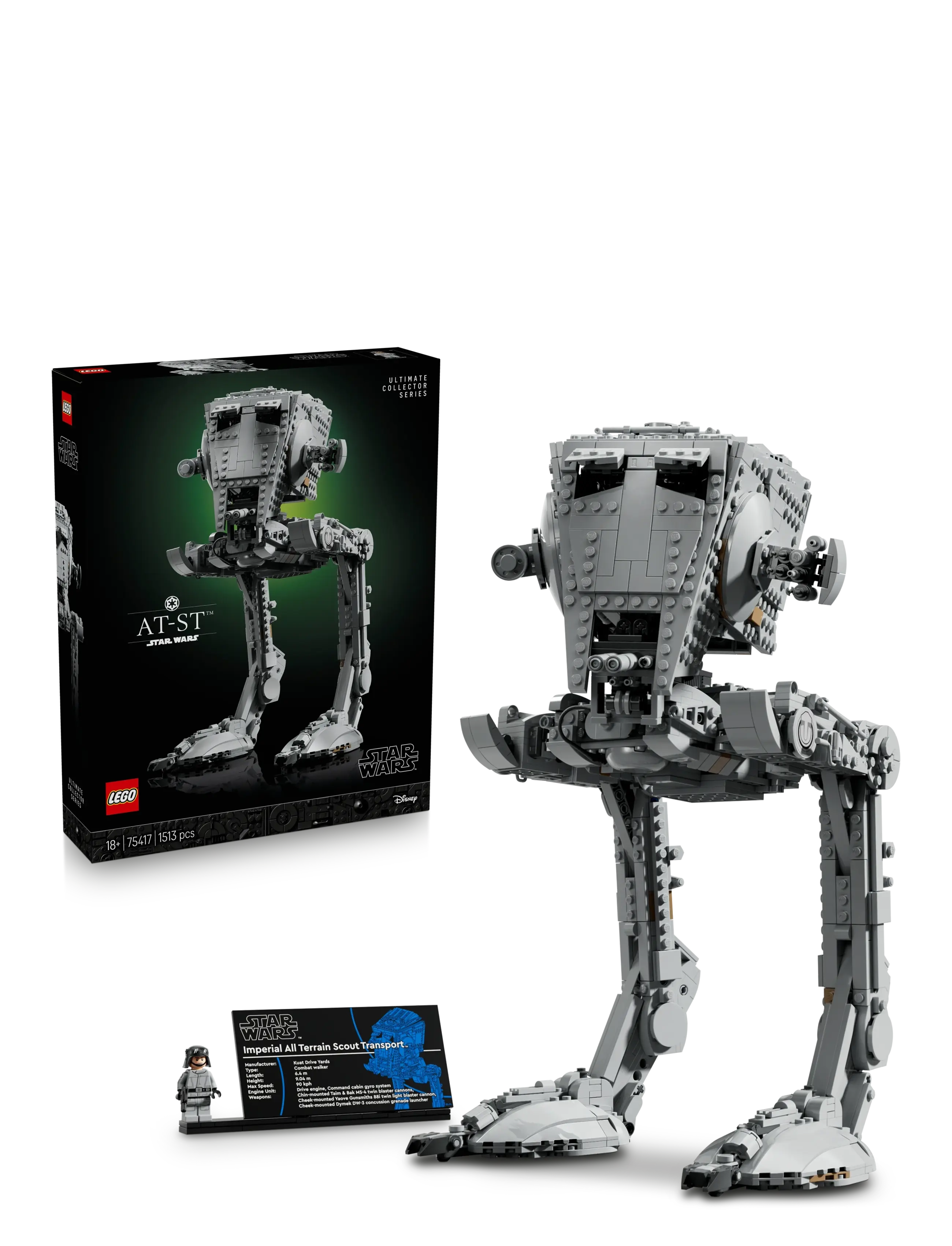 LEGO Star At-Walker Building Set For Adults 75417 Patterned - One Size - Kinder