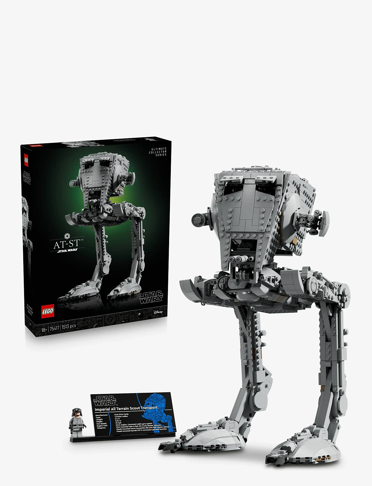 LEGO - Star AT-Walker Building Set for Adults 75417 - kingitused lastele - multi - 0