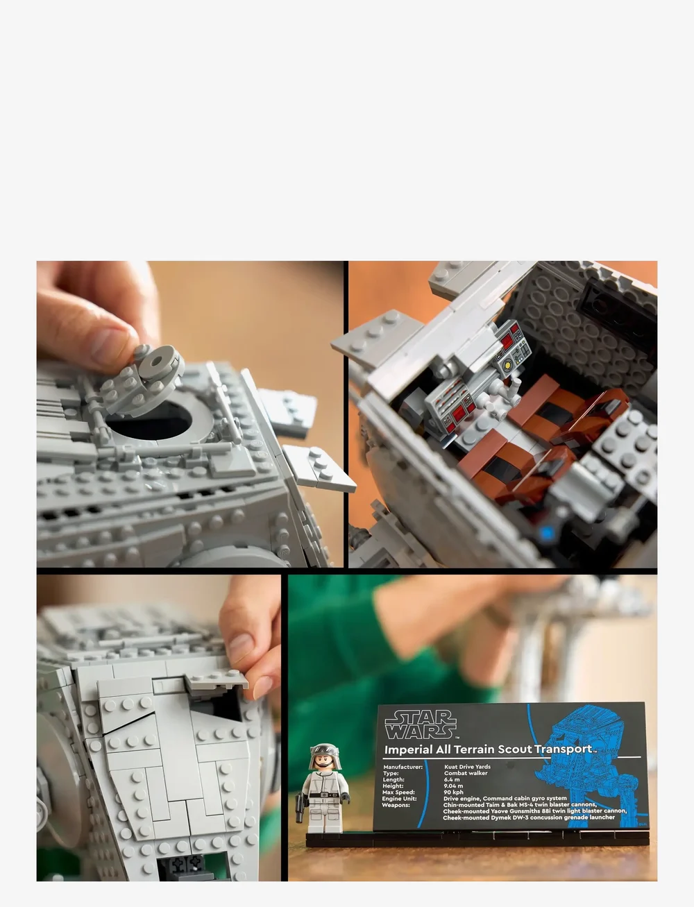LEGO - Star AT-Walker Building Set for Adults 75417 - lego adults welcome - multi - 3