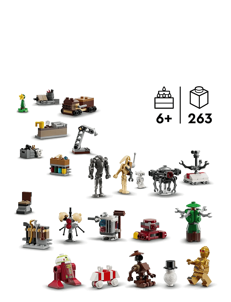 LEGO - Star Advent Calendar 2025 Gift Set 75418 - mažiausios kainos - multi - 1