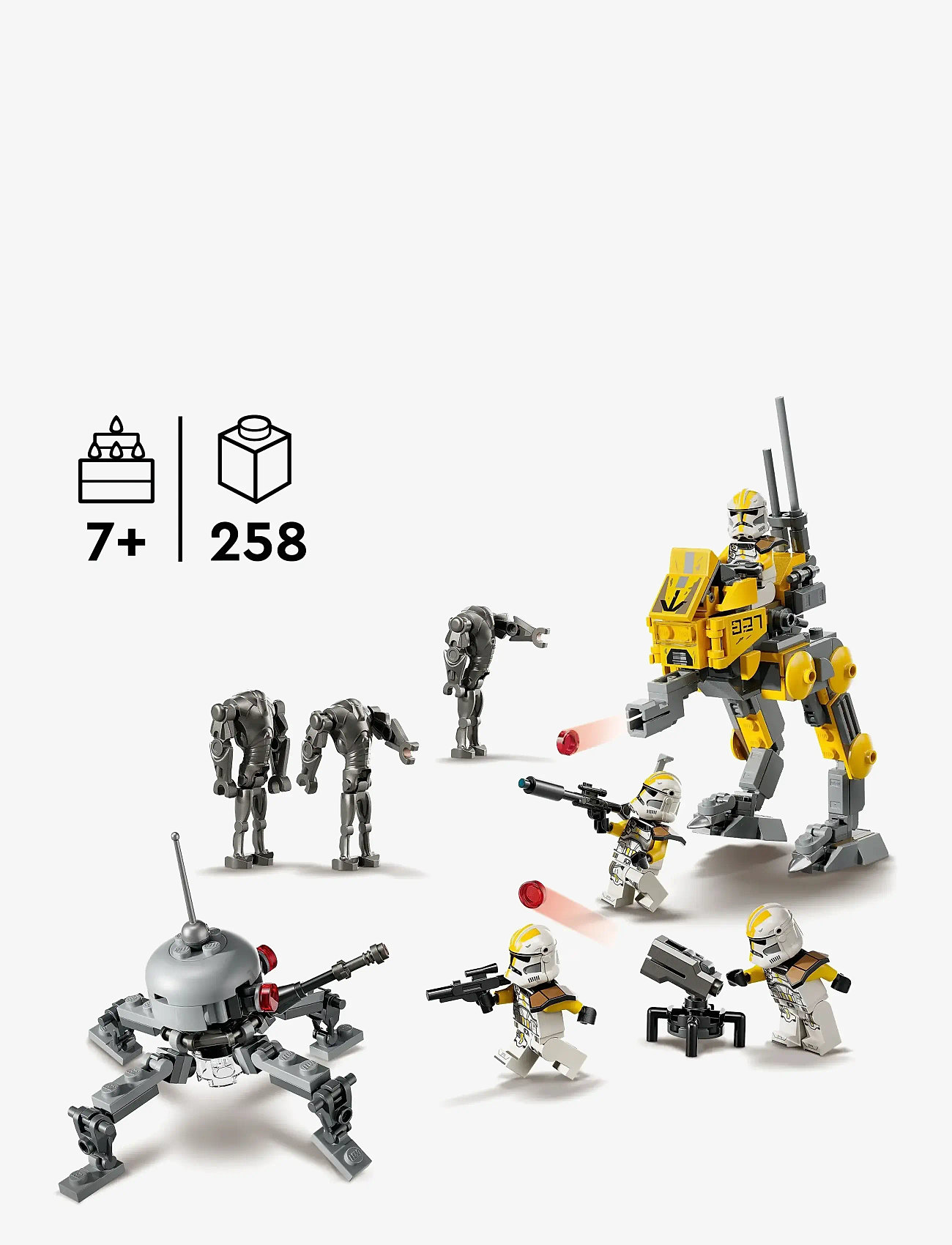 LEGO - Star 327th Star Corps Clone Battle Pack, Gift Set 75431 - lego star wars™ - multi - 5