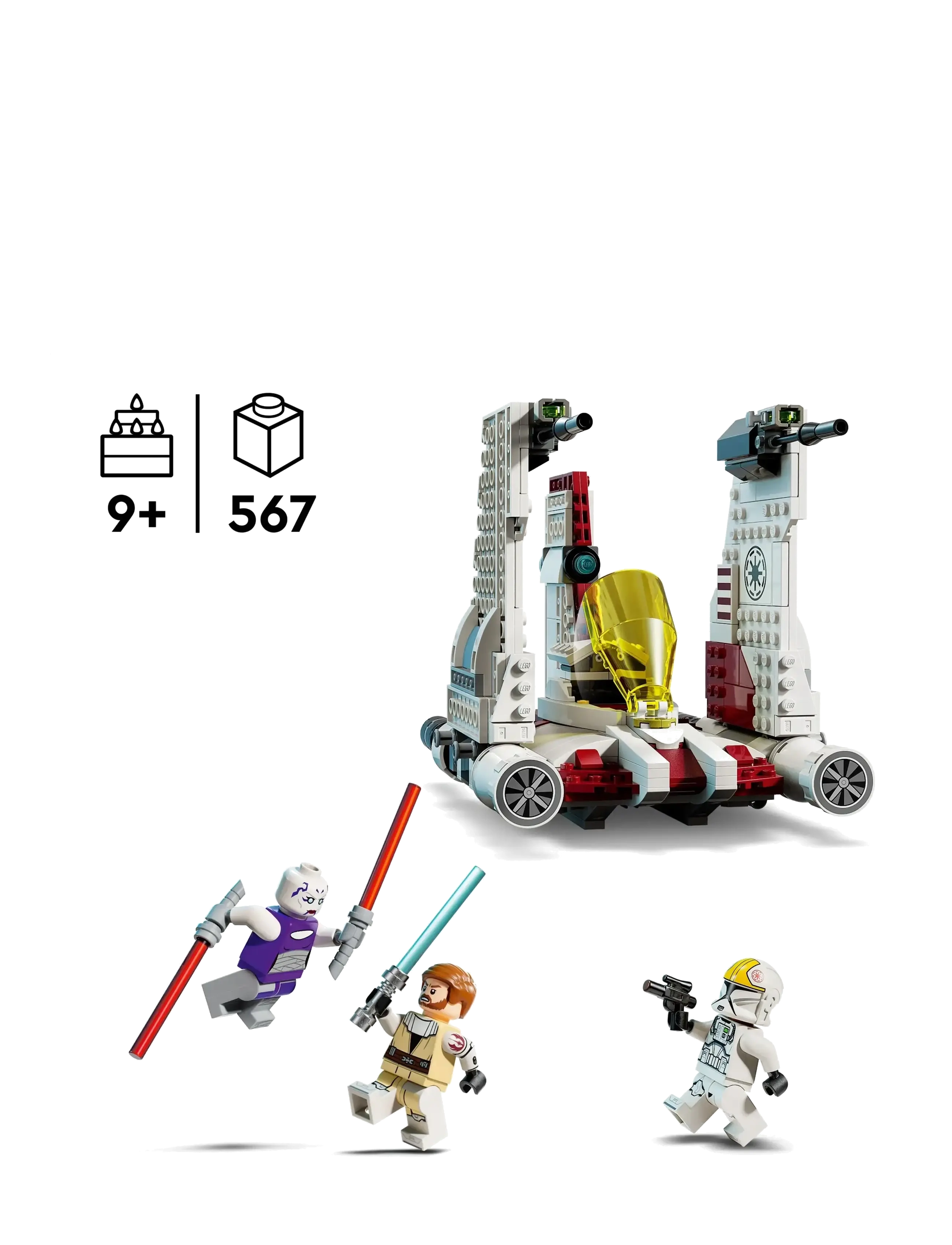 LEGO - Star Wars: The Clone V-19 Torrent Starfighter Set 75432 - lego star wars™ - multi - 1