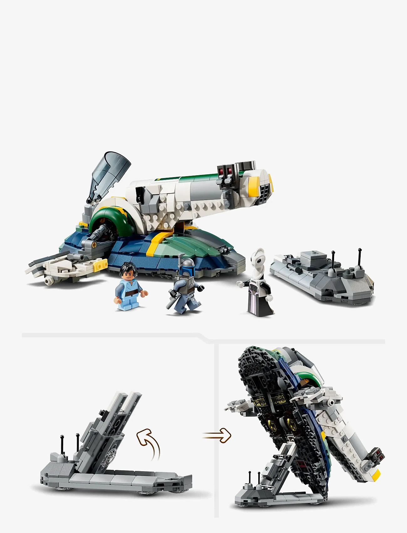 LEGO - Star Wars: Attack of the Jango Fett’s Starship Set 75433 - lego star wars™ - multi - 4