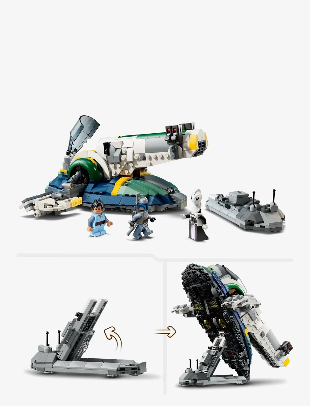 LEGO - Star Wars: Attack of the Jango Fett’s Starship Set 75433 - lego star wars™ - multi - 4