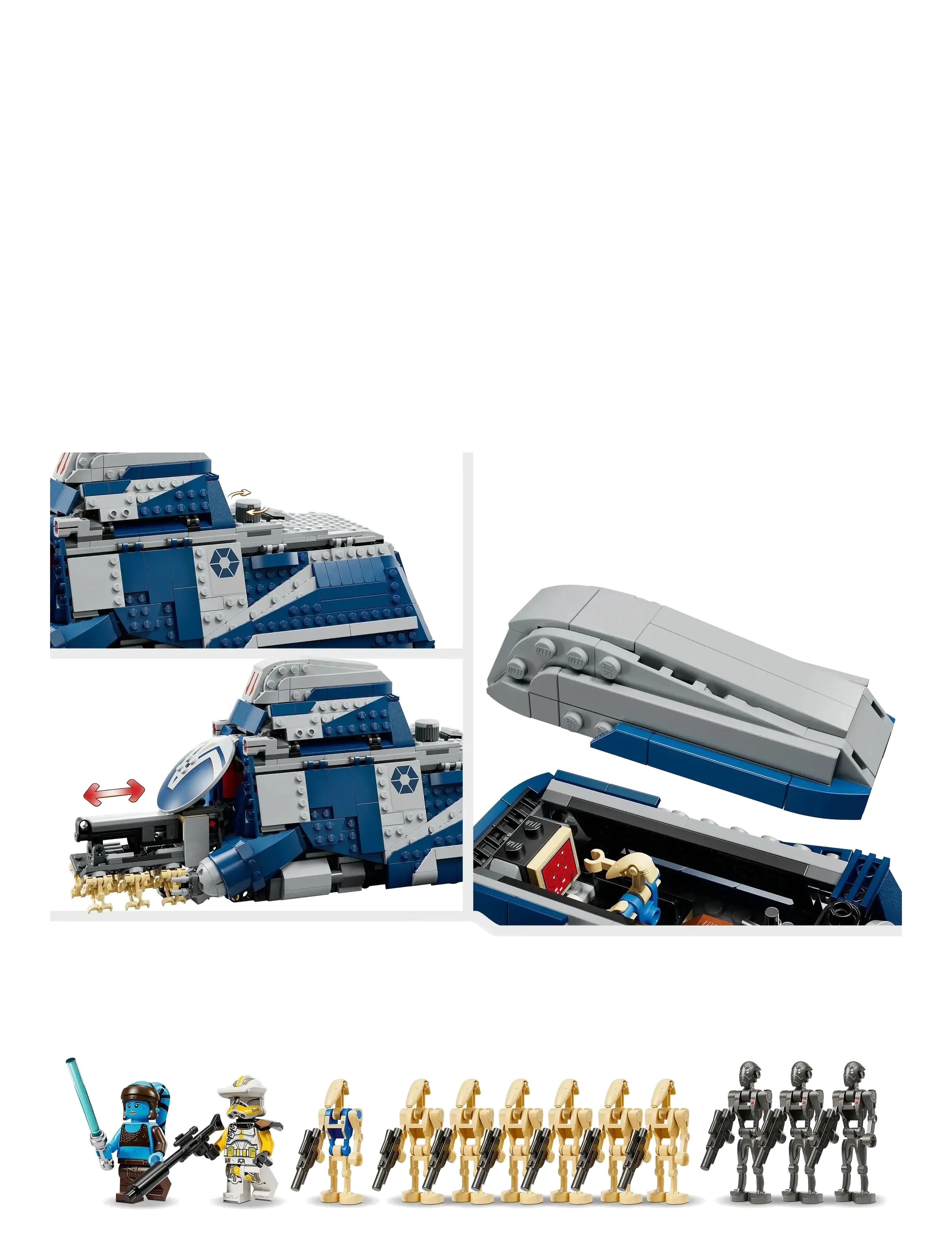 LEGO - The Clone Battle of Felucia Separatist Set 75435 - fødselsdagsgaver - multi - 4