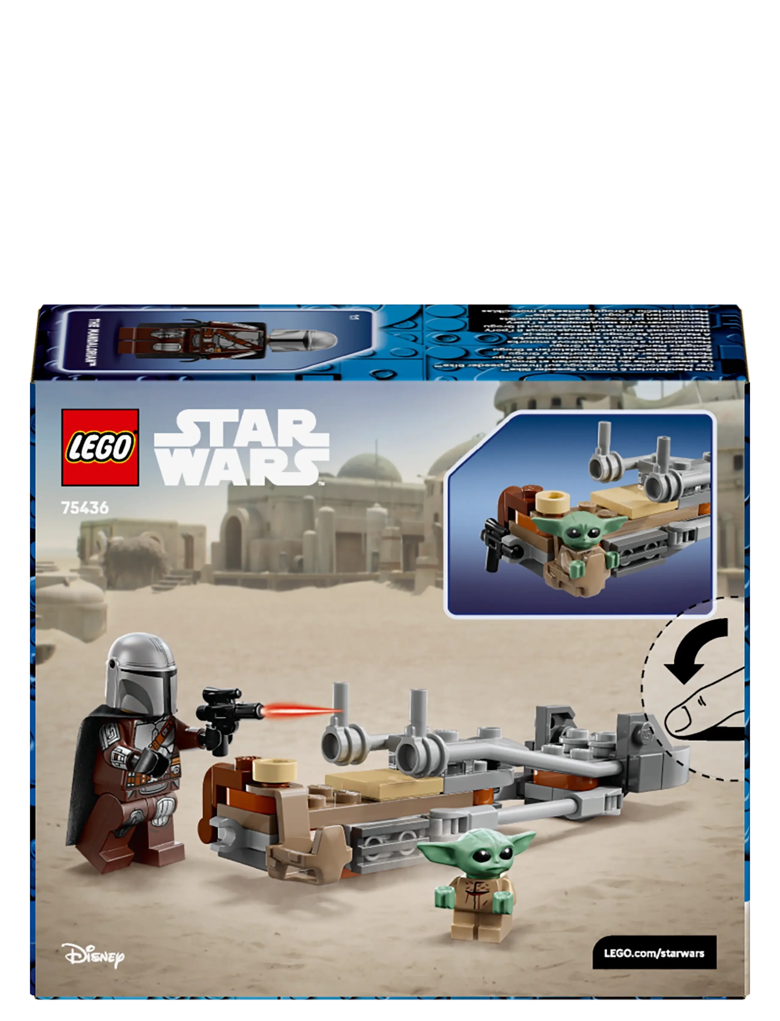 LEGO Star The Mandalorian & Grogu's Speeder 75436 (LGO75436