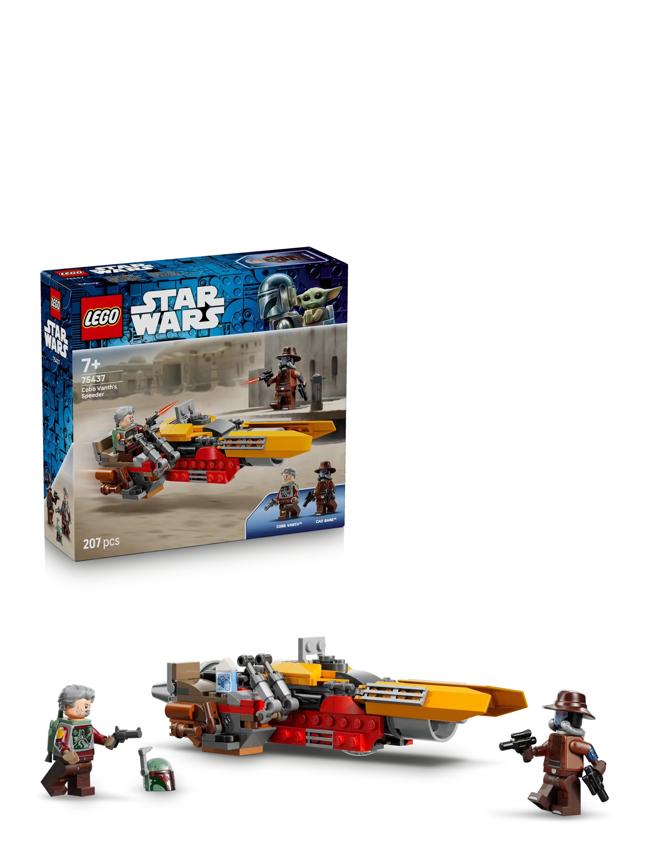 LEGO Cobb Vanths Speeder 75437, One Size, Building Sets & Blocks, Gelb - Sets, Kinder