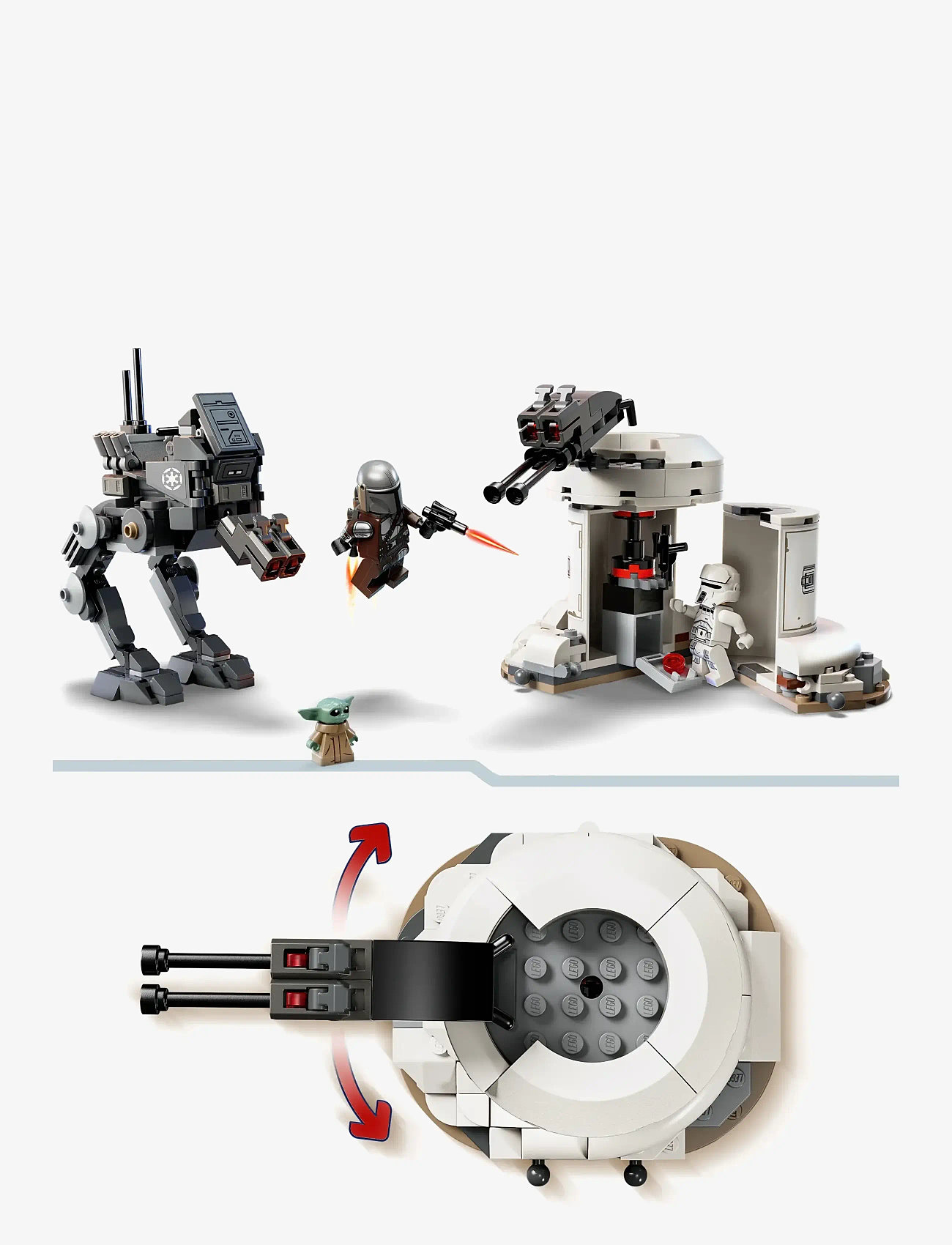LEGO - Star AT-Attack Toy Building Set 75444 - lego star wars™ - multi - 3
