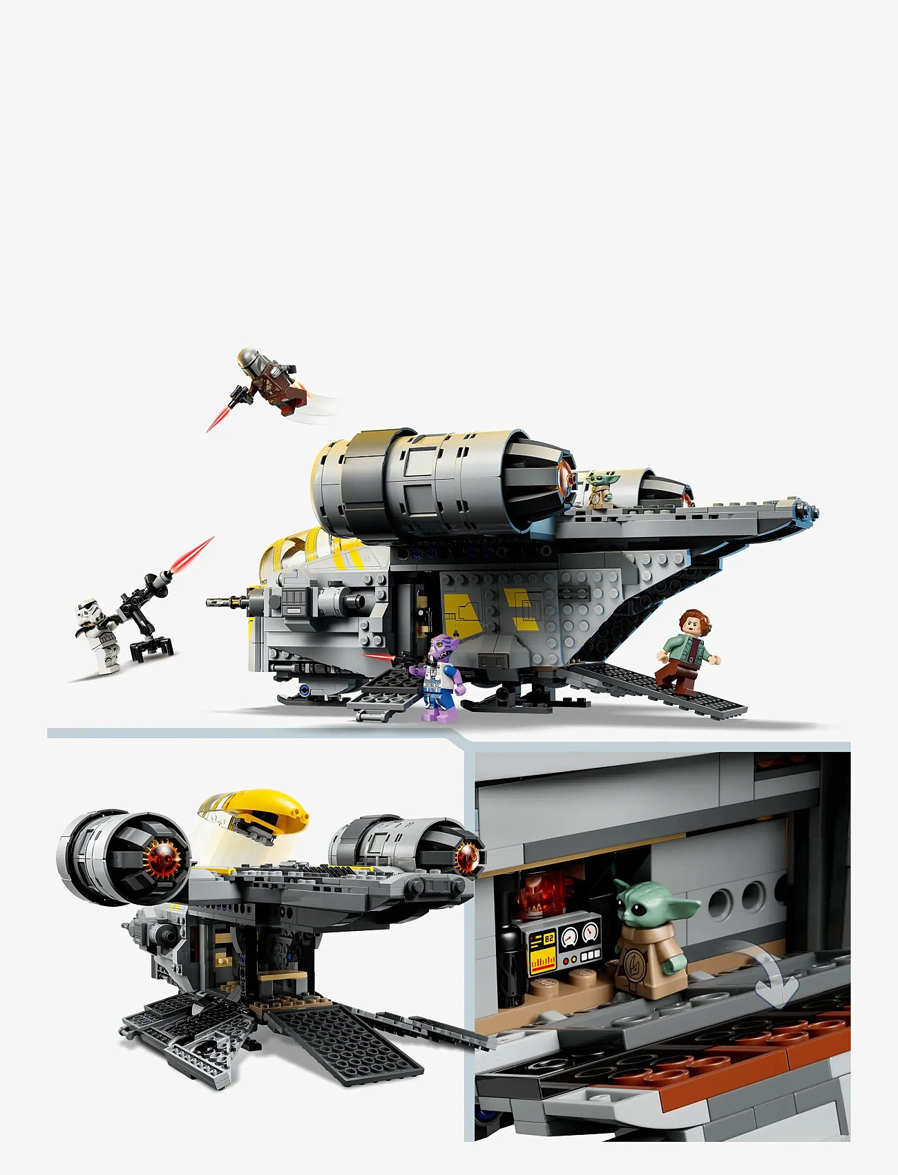 LEGO - Star The Razor Vehicle Building Toy 75447 - lego star wars™ - multi - 3